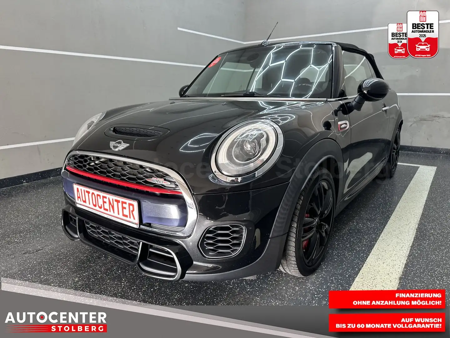 MINI John Cooper Works Cabrio "1 HAND-NAVI-LEDER-LED" Schwarz - 1