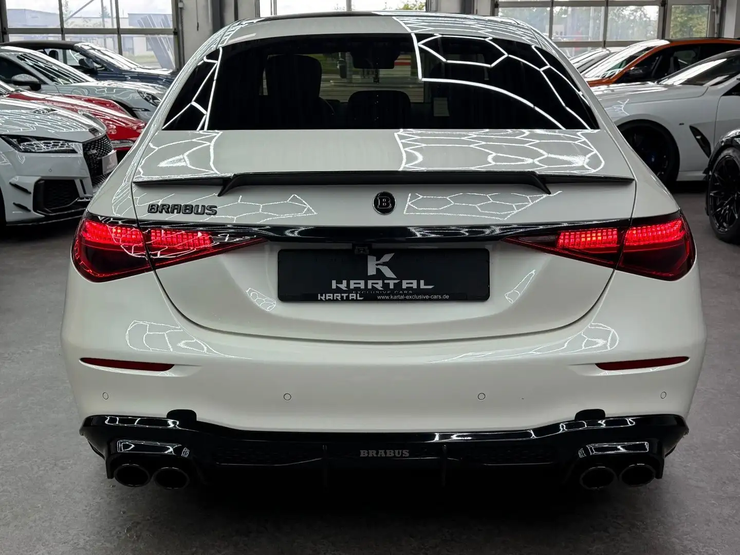 Mercedes-Benz S 400 d 4M*Long*BRABUS*370 HP*Burmester*Herbst-Sale* Blanc - 2