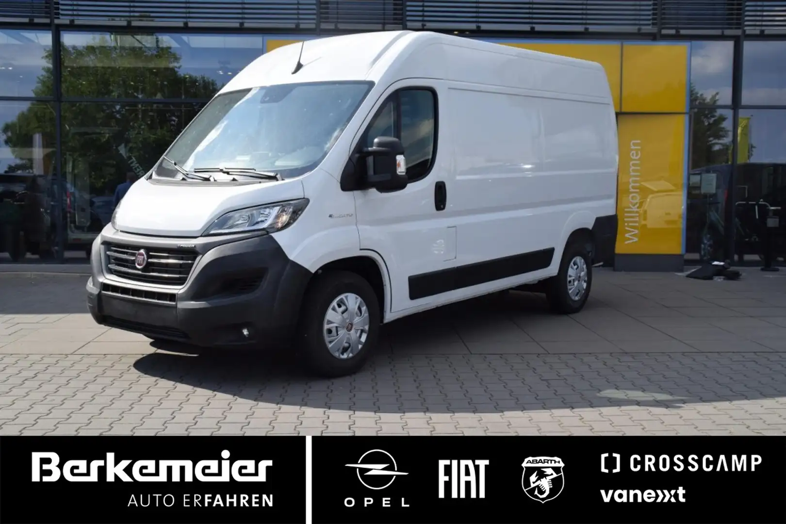 Fiat E- Ducato L2H2 Elektro 47kW Blanc - 1
