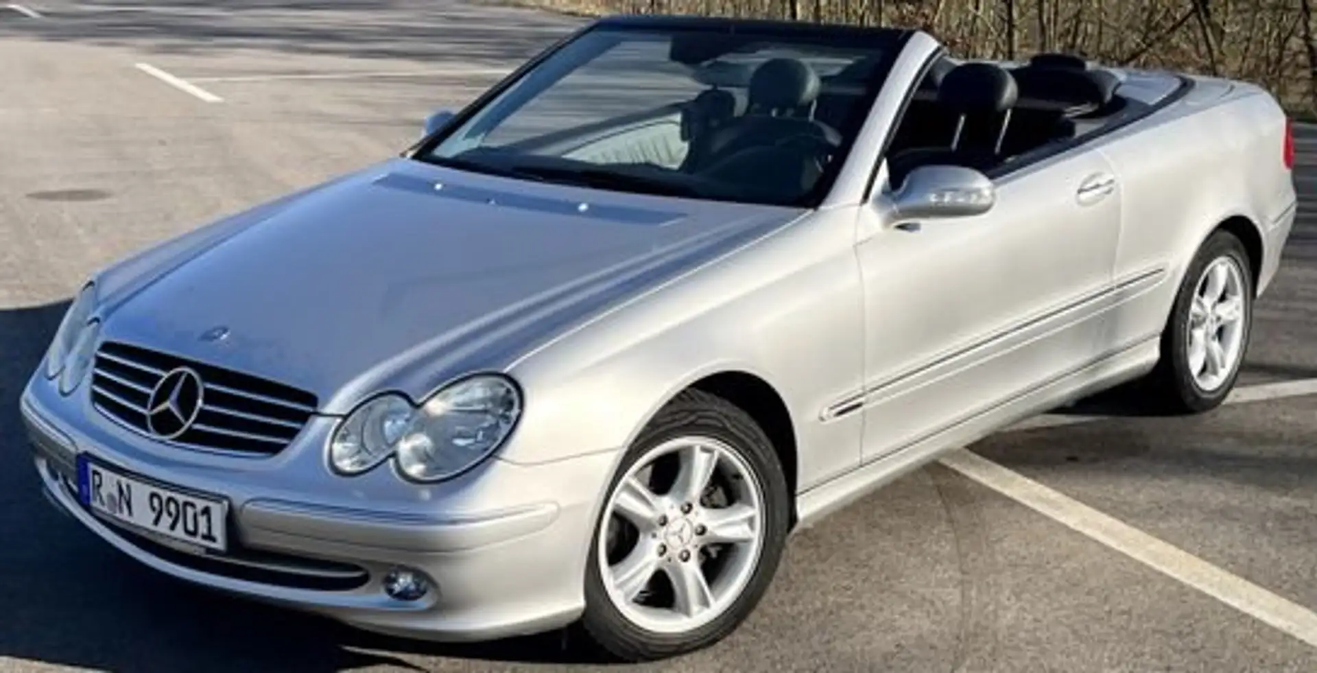 Mercedes-Benz CLK 200 CLK-Klasse Cabrio Cabrio Kompressor Avantgarde Srebrny - 1