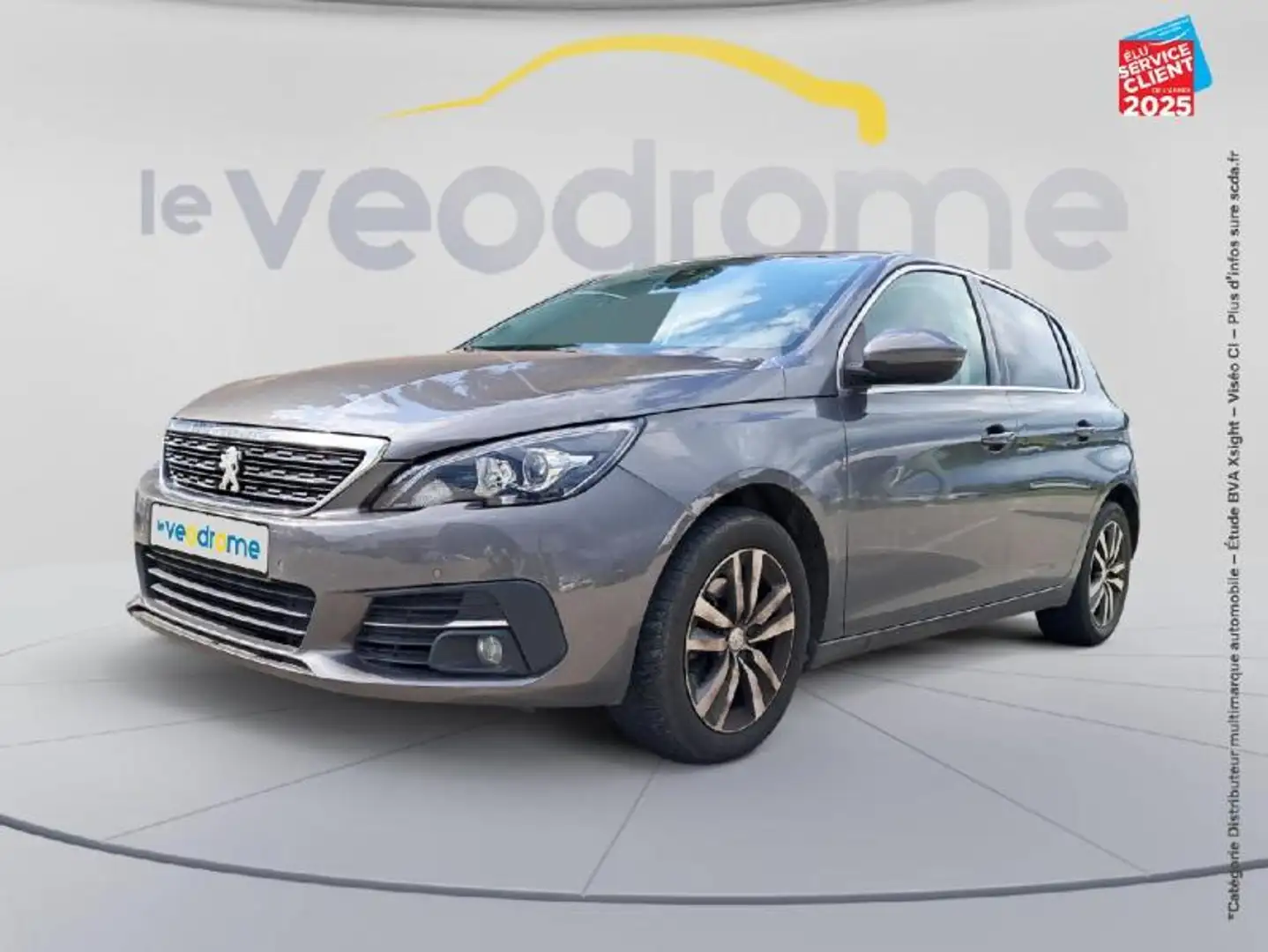 Peugeot 308 1.2 PureTech 130ch S\u0026S Allure Gris - 1