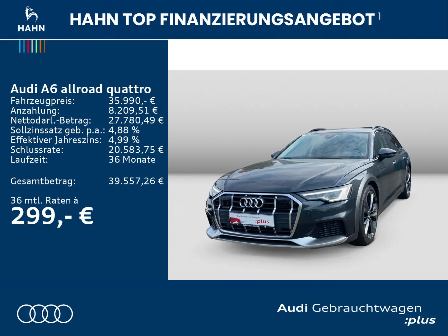 Audi A6 allroad A6 Allroad 40TDI qua S-Trc HUD Matrix CAM Grau - 2