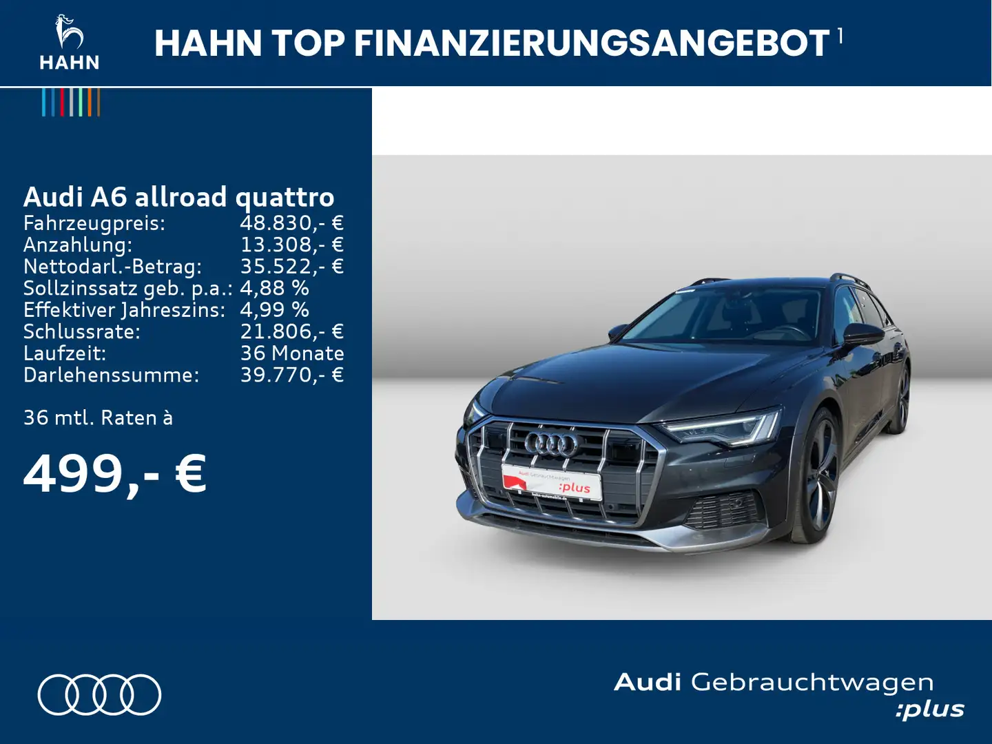 Audi A6 allroad A6 Allroad 40TDI qua S-Trc HUD Matrix CAM Grau - 2