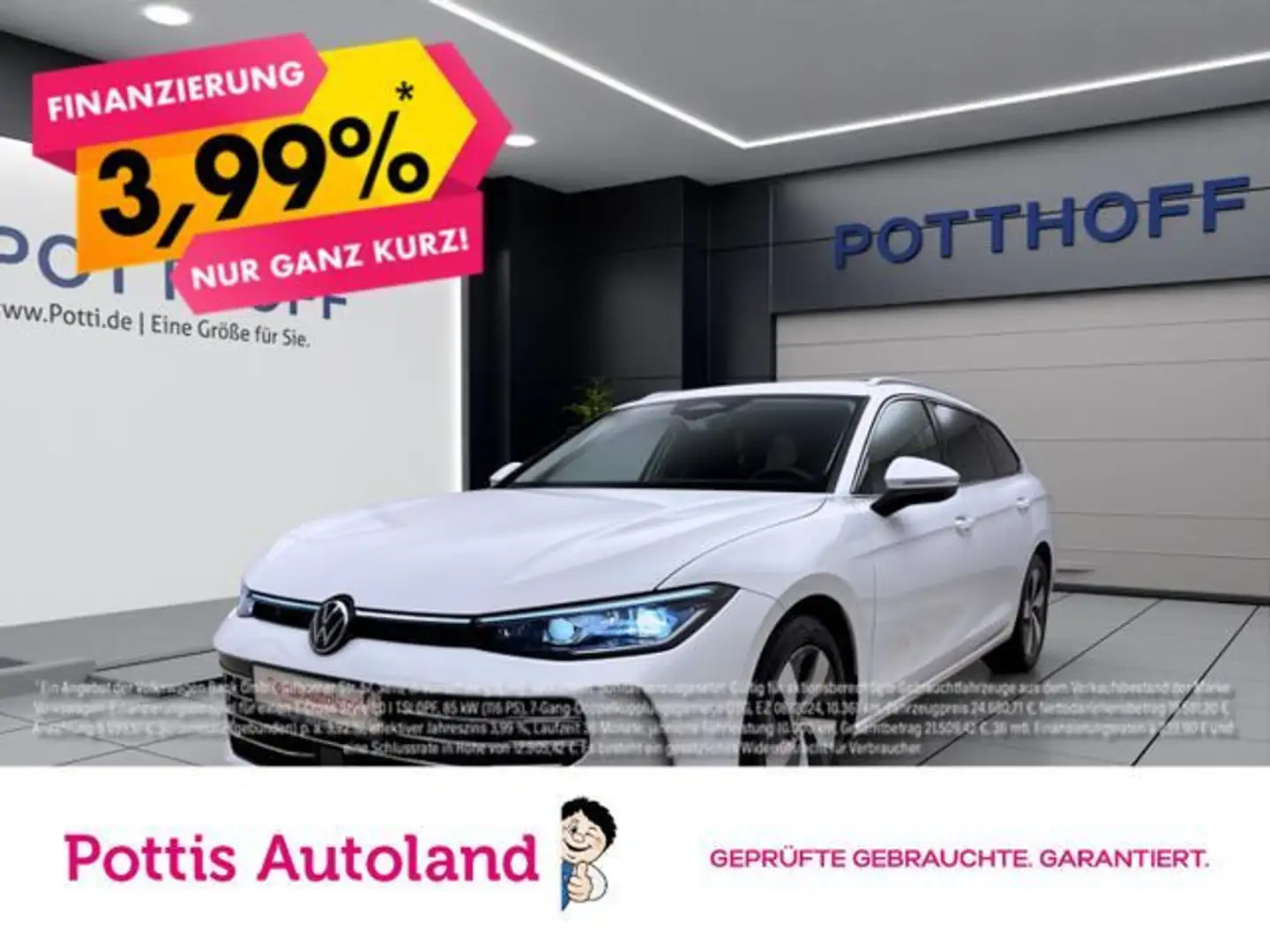 Volkswagen Passat Variant 2.0 TDI DSG ELEGANCE AHK IQ.LIGHT Weiß - 1