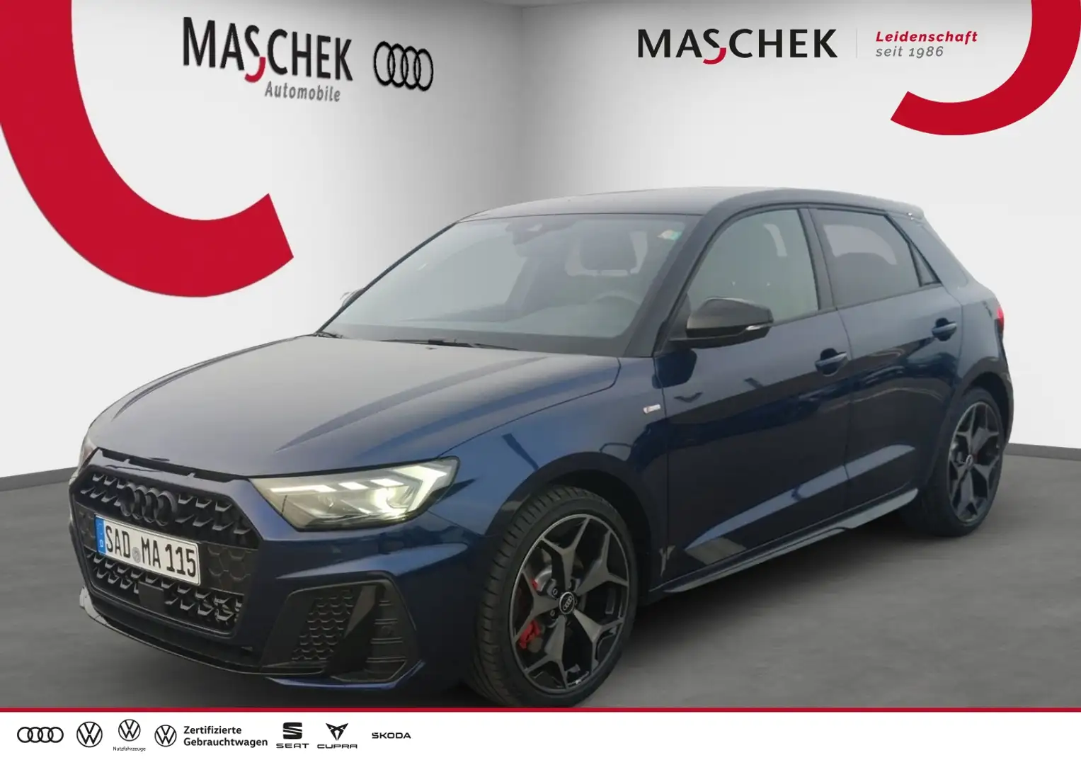 Audi A1 Sportback 40 TFSI S-Line UPE: 46.700.- 5JGar VOLL Blau - 1