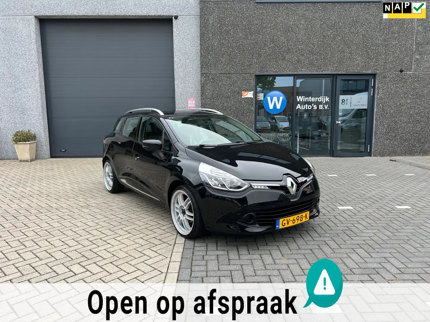 Renault Clio Estate 0.9 TCe Night&Day Airco, Carplay, Pdc Zwart - 1