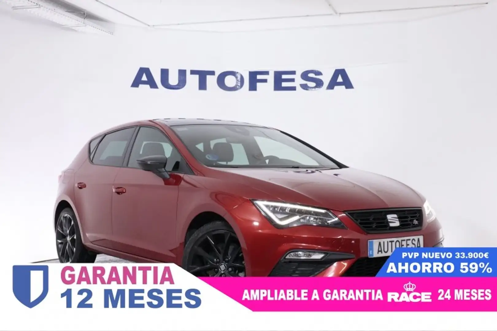SEAT Leon 1.5 TGI GAS GNC AUTO FAST EDITION FR 130CV 5P # TE Rouge - 2