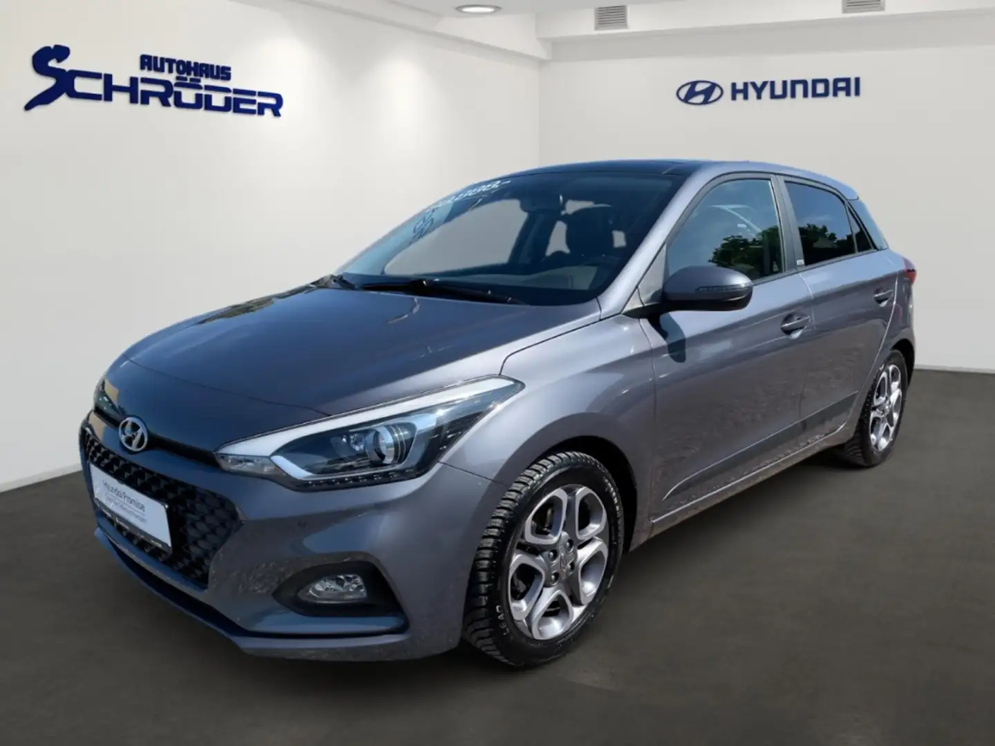 Hyundai i20 1.0T Style Navigation Panoramadach Grau - 1