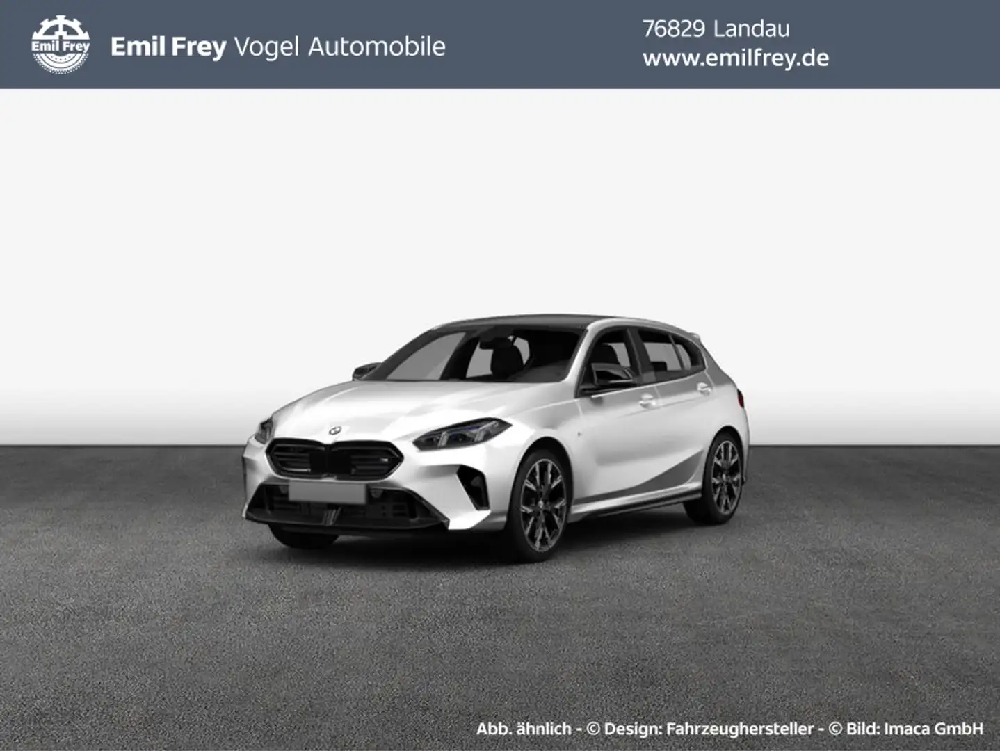 BMW 118 d M Sportpaket HK HiFi DAB LED RFK Klimaaut. Blanc - 1