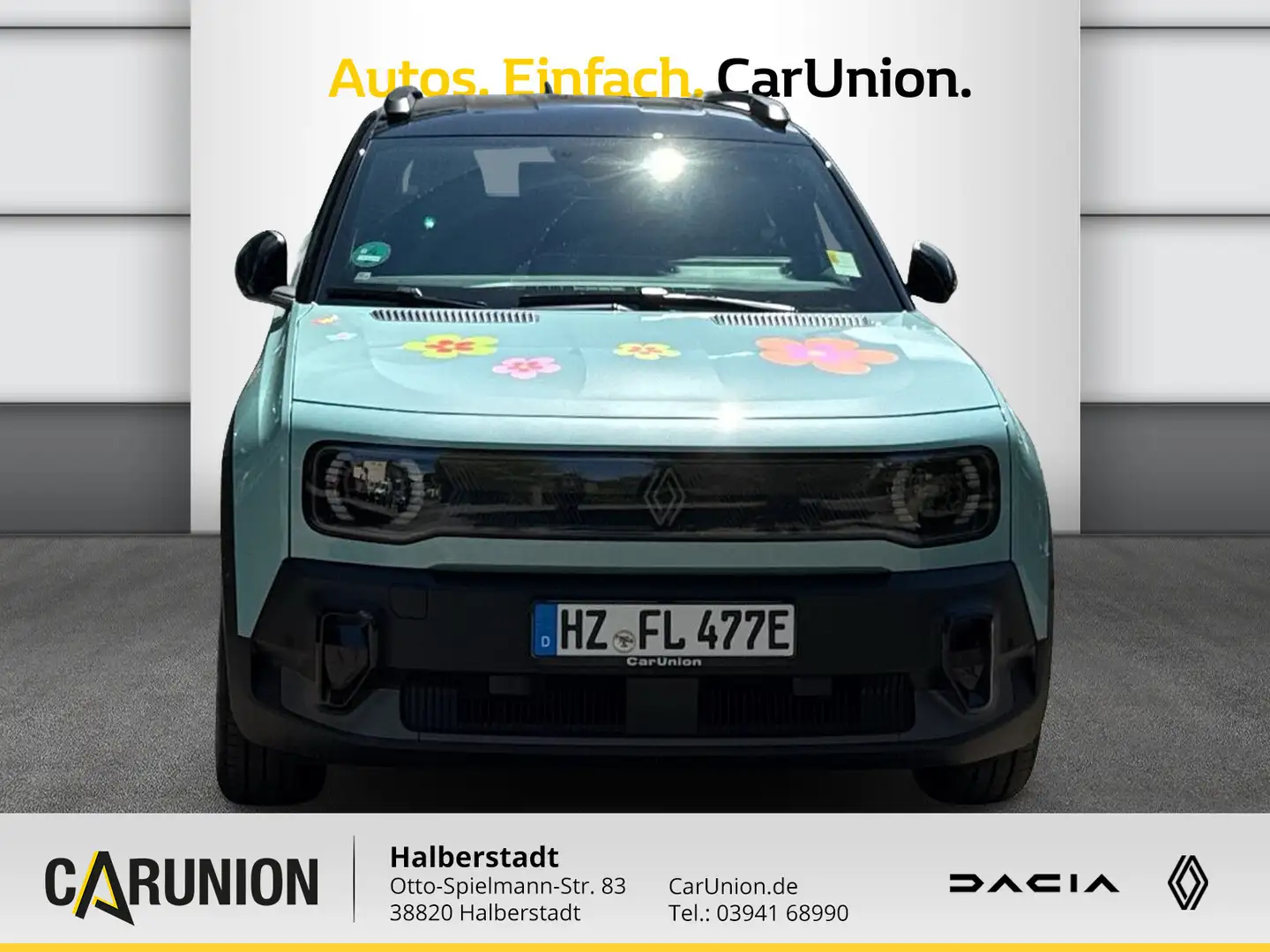 Renault R 4 E-Tech  Iconic 150 C Range Klima Kamera Navi Grün - 2