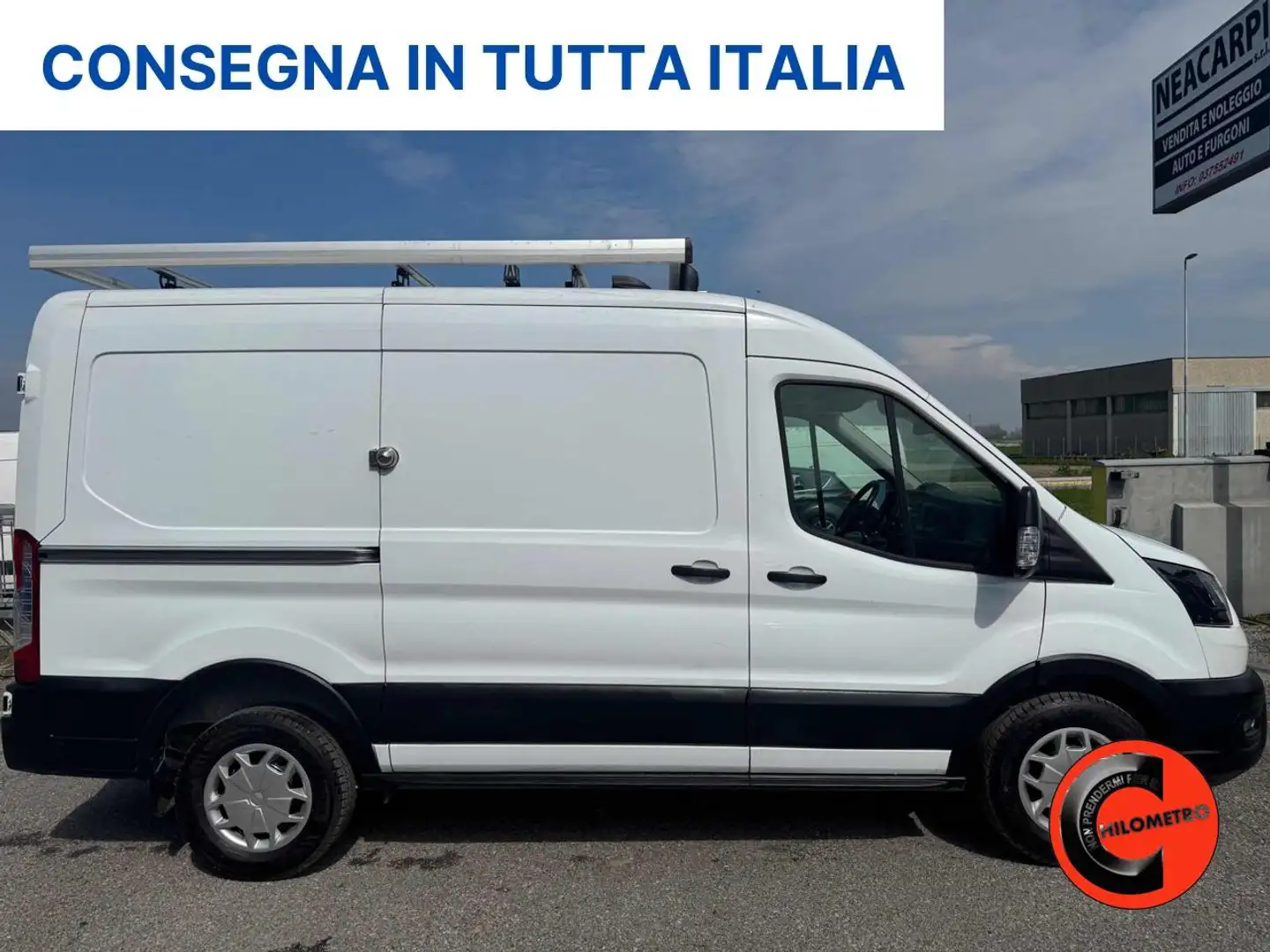Ford Transit 350 2.0TDCI DIESEL IBRIDO (PMTM-L2H2)ALLESTITO Bianco - 2