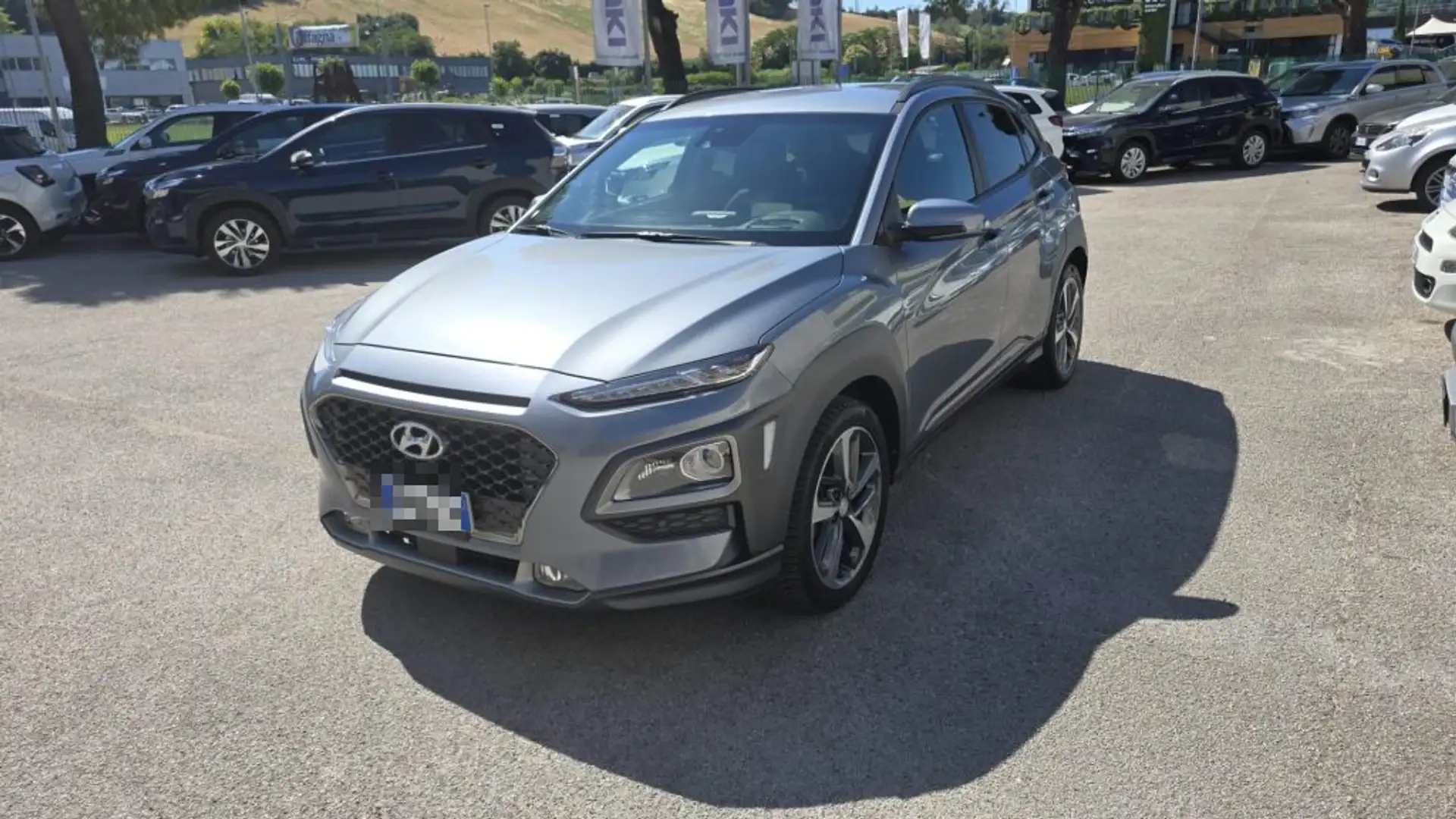 Hyundai KONA 1.6 CRDI 136 CV 4WD DCT Style ANCONA Grigio - 1