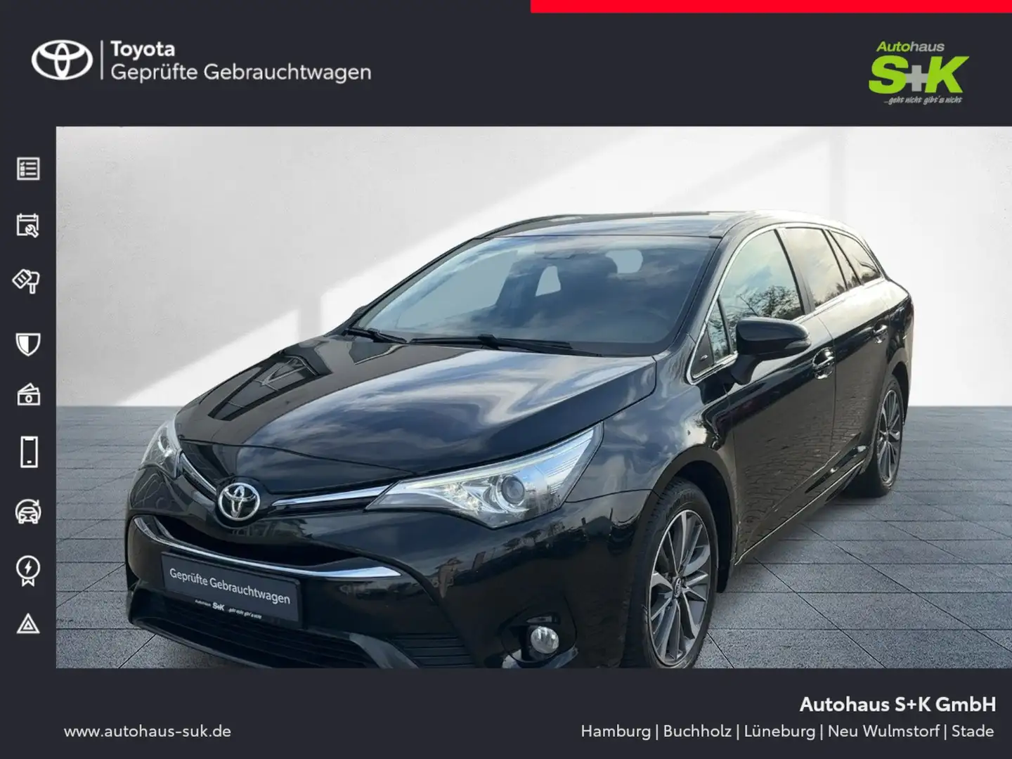 Toyota Avensis 1,8 VVT-i Edition S+*Navi*R-Kamera*Sitzhz** Schwarz - 1