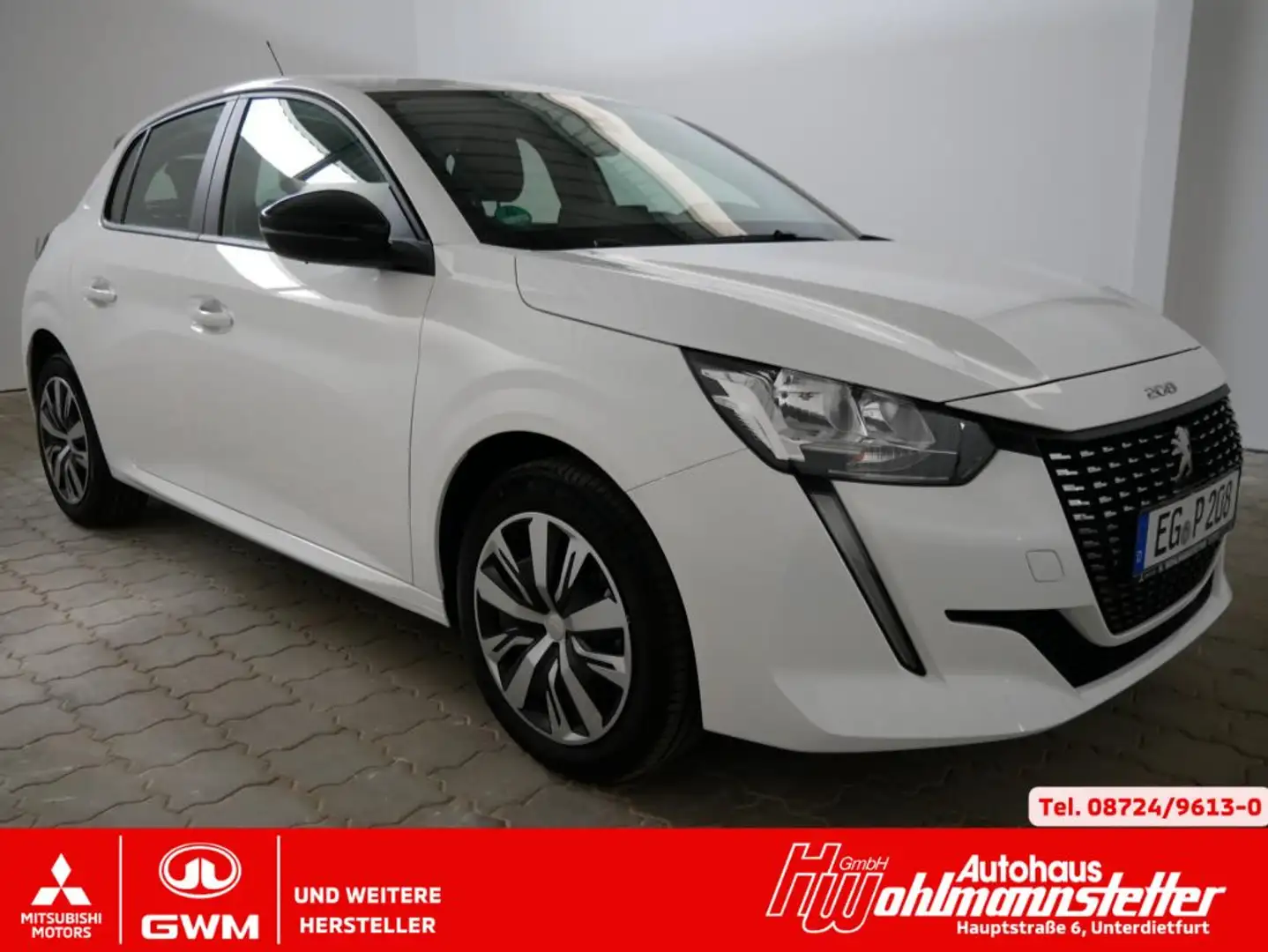 Peugeot 208 Active Pac PDC Hinten, Elektr.Seitenspiegel uvm. Weiß - 1