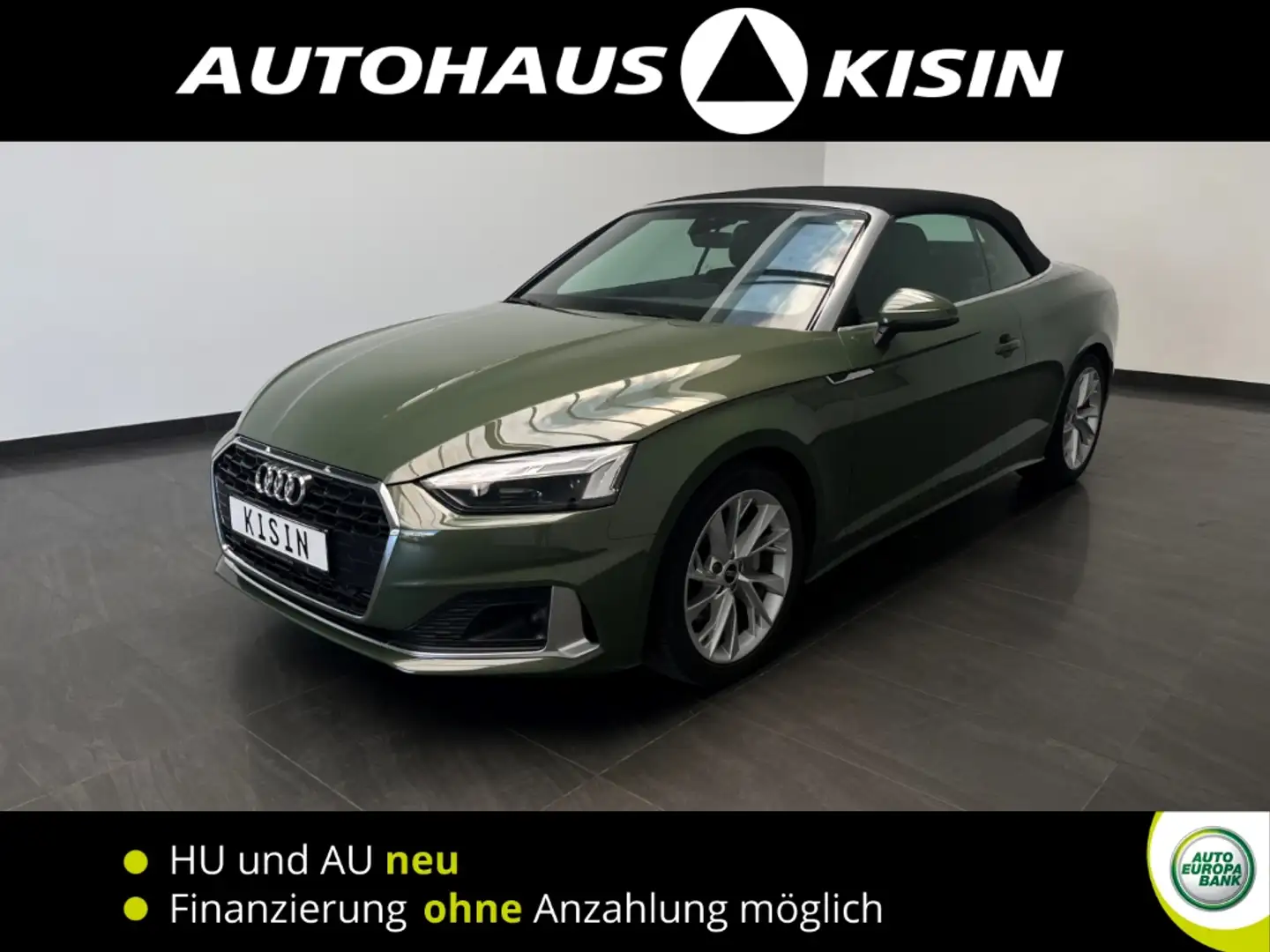 Audi A5 Cabriolet 40 TFSI advanced 2.0 /CAM /LED Grün - 1