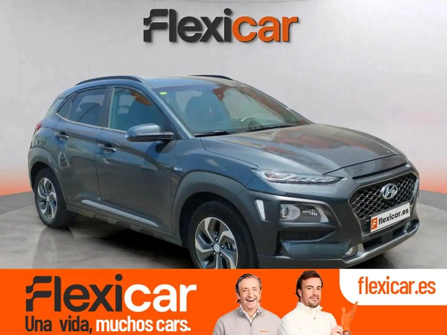 Hyundai KONA 1.6 GDI HEV Klass DT Gris - 1