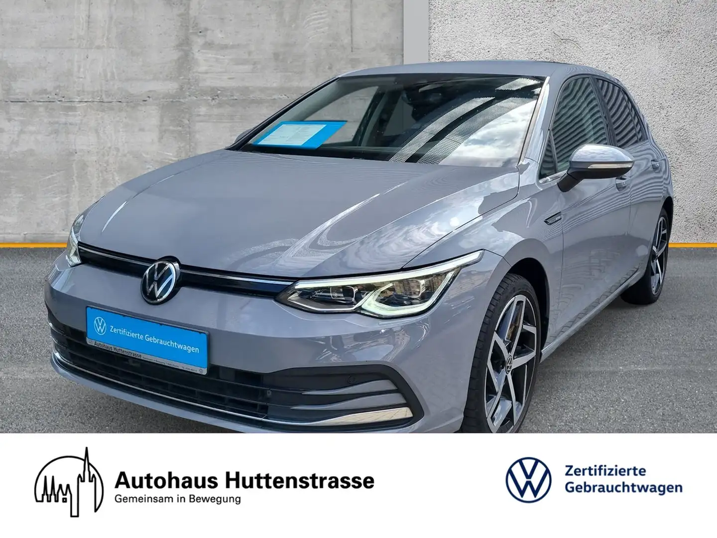 Volkswagen Golf VIII 1.5 eTSI DSG Style KAMERA ACC NAVI PRO Grau - 1