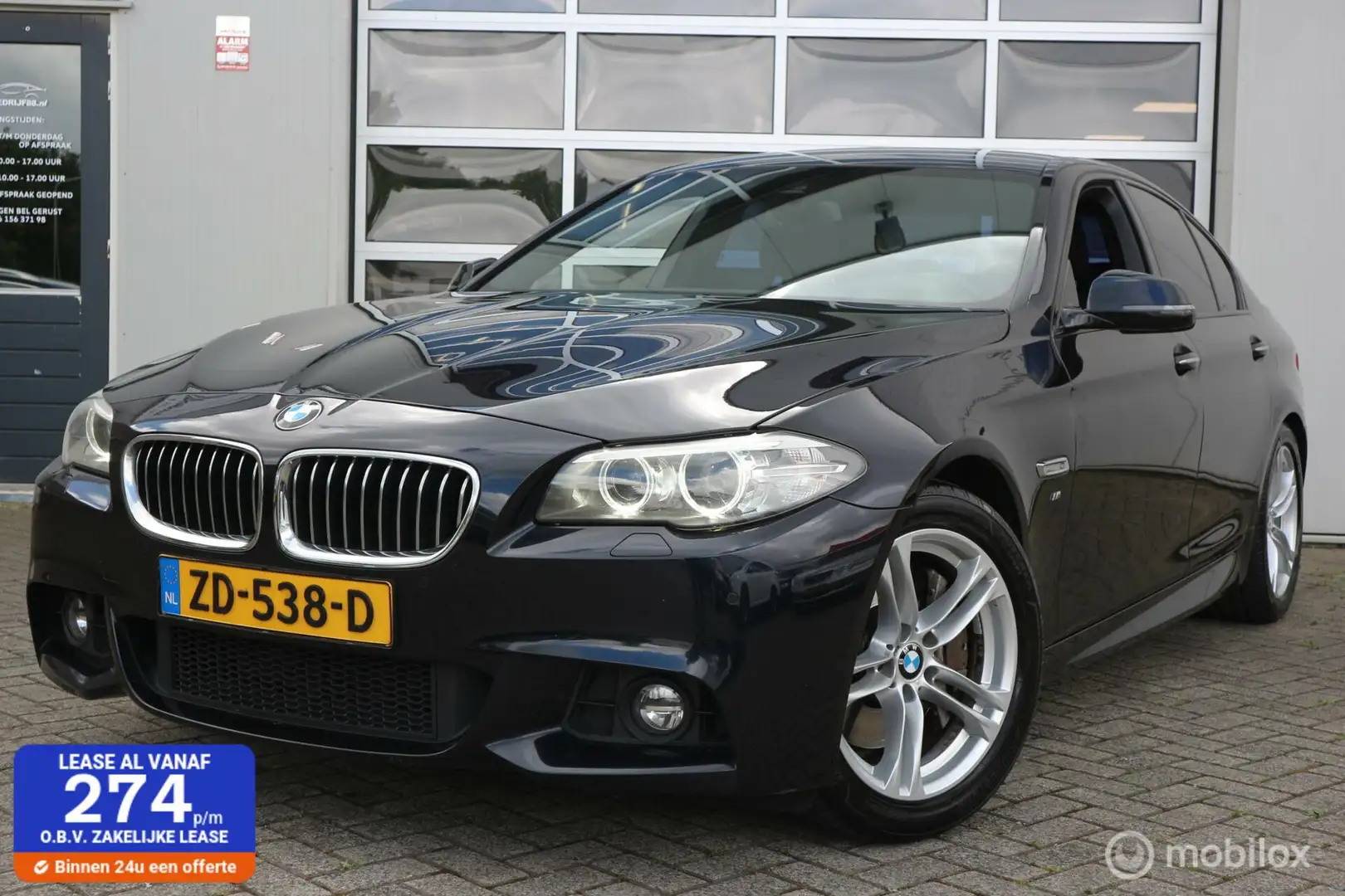 BMW 528 5-serie 528i M Sport Edition High Executive FACELI Zwart - 1