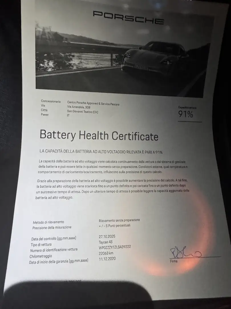 Porsche Taycan 4S Performance Battery Plus 5p.ti Grigio - 2