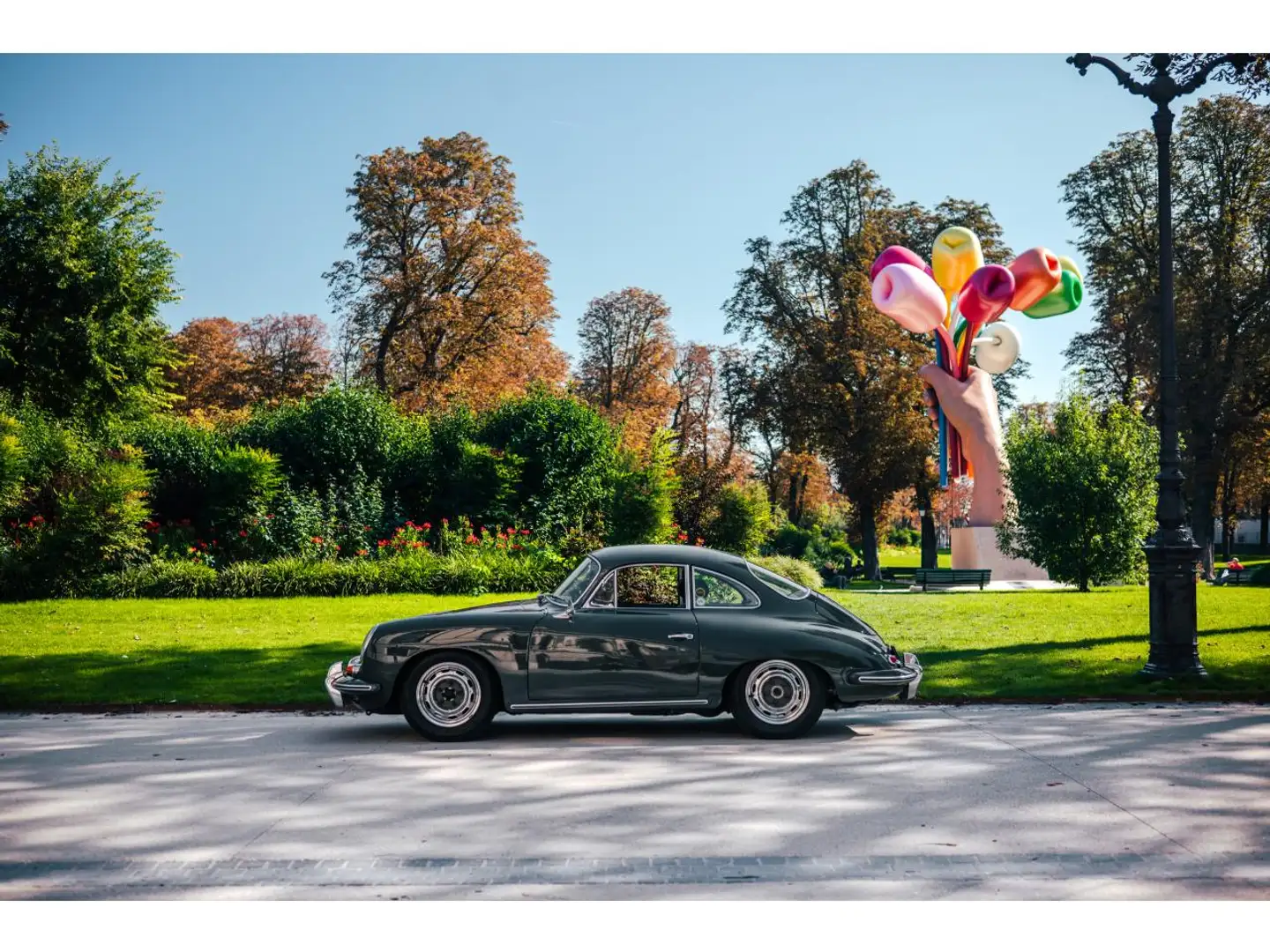 Porsche 356 C 75hp Grijs - 2