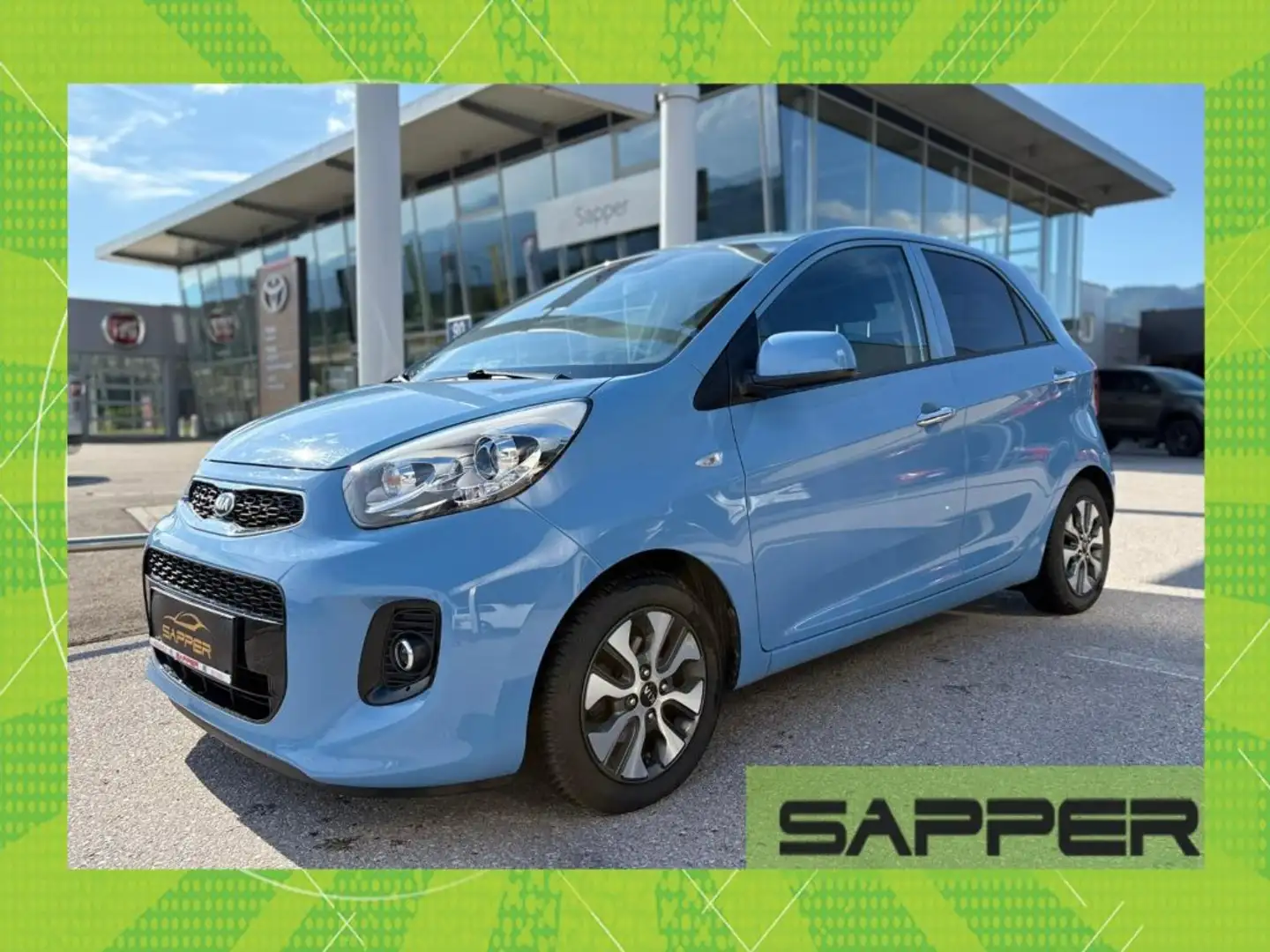 Kia Picanto 1,0 MPI ISG Silber Blau - 1