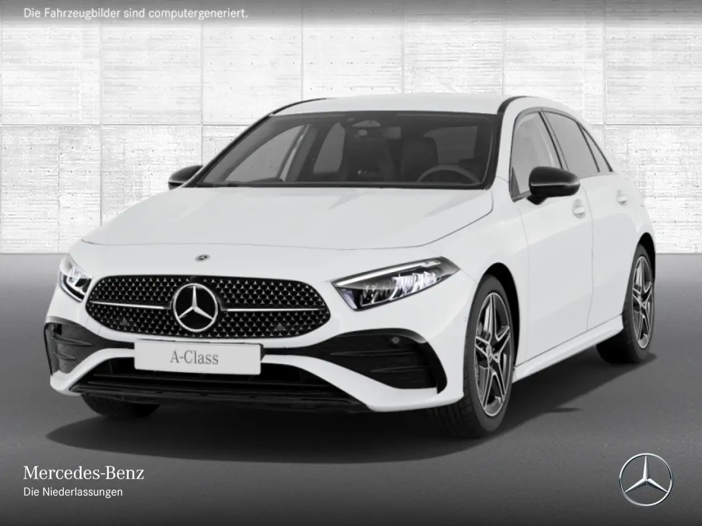 Mercedes-Benz A 180 AMG+NIGHT+LED+KAMERA+TOTW+KEYLESS+7G Blanc - 2