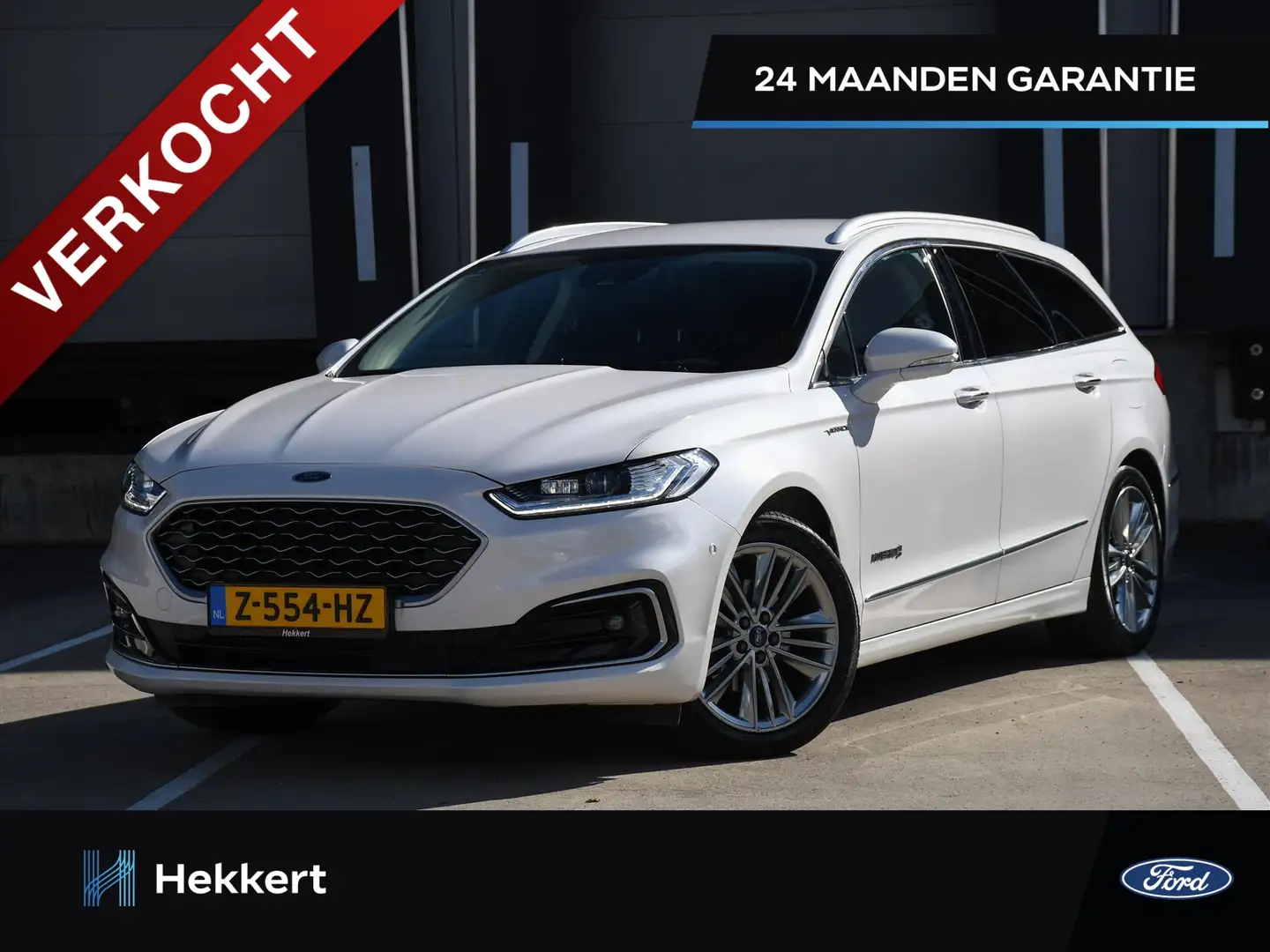 Ford Mondeo Wagon Vignale 2.0 HEV 187pk Automaat ADAPT. CRUISE White - 1