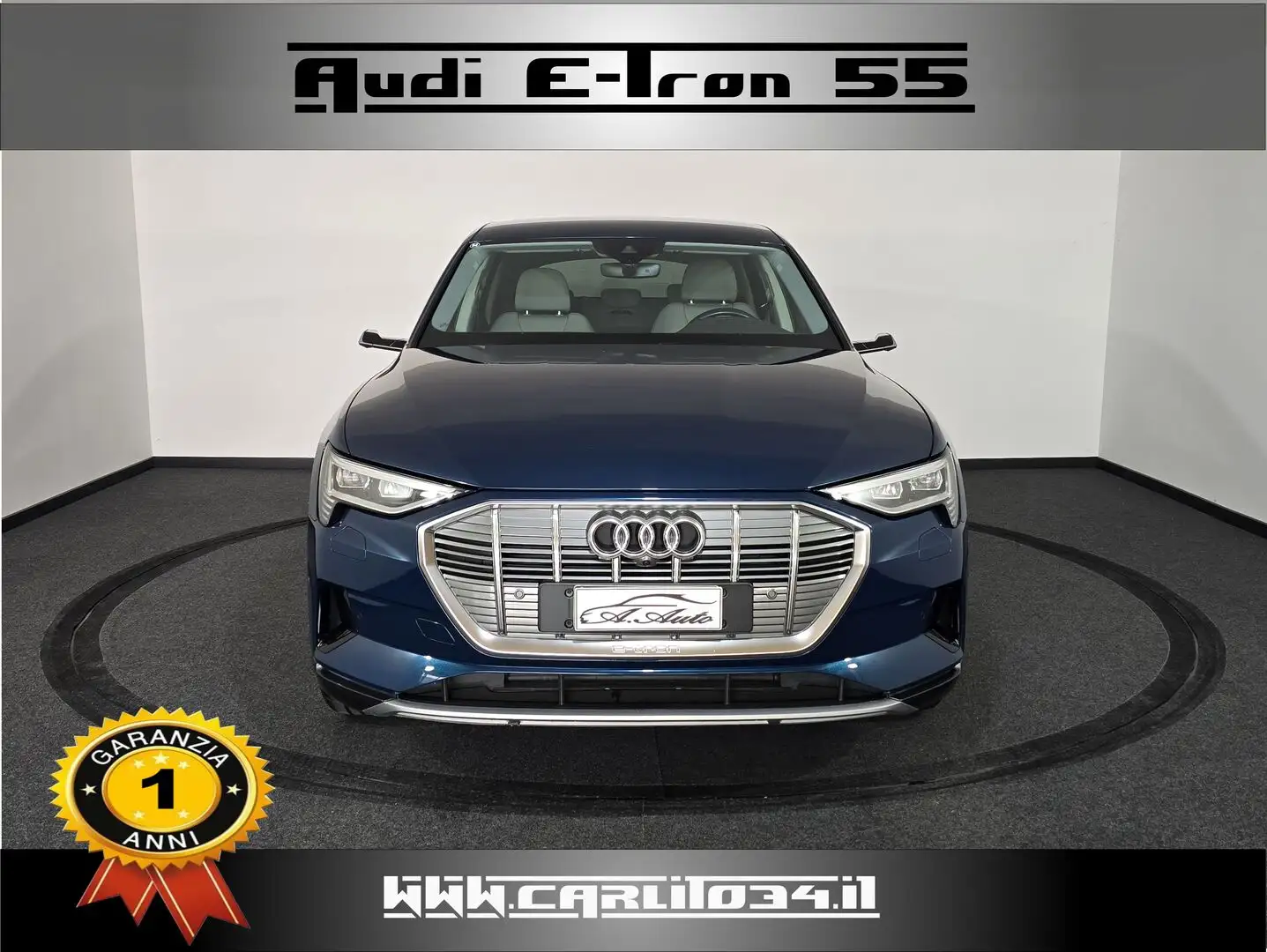 Audi e-tron 55 Business quattro cvt Bleu - 1
