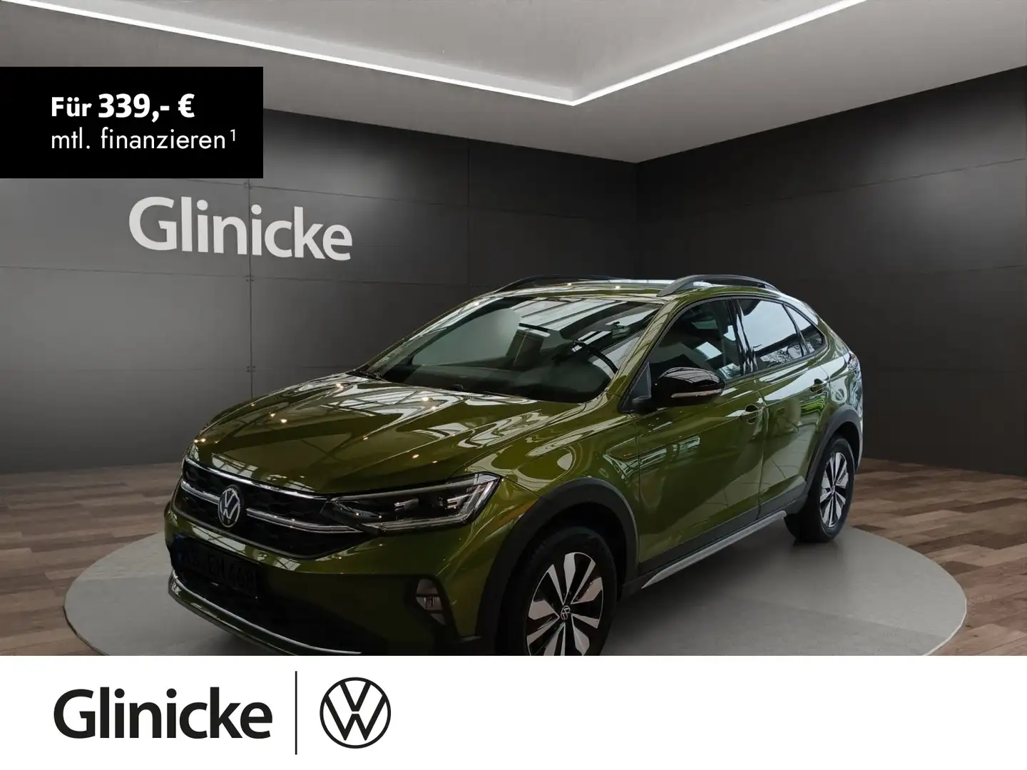 Volkswagen Taigo Goal 1.0 TSI MATRIX, RFK, FRONTKAMERA Grün - 1