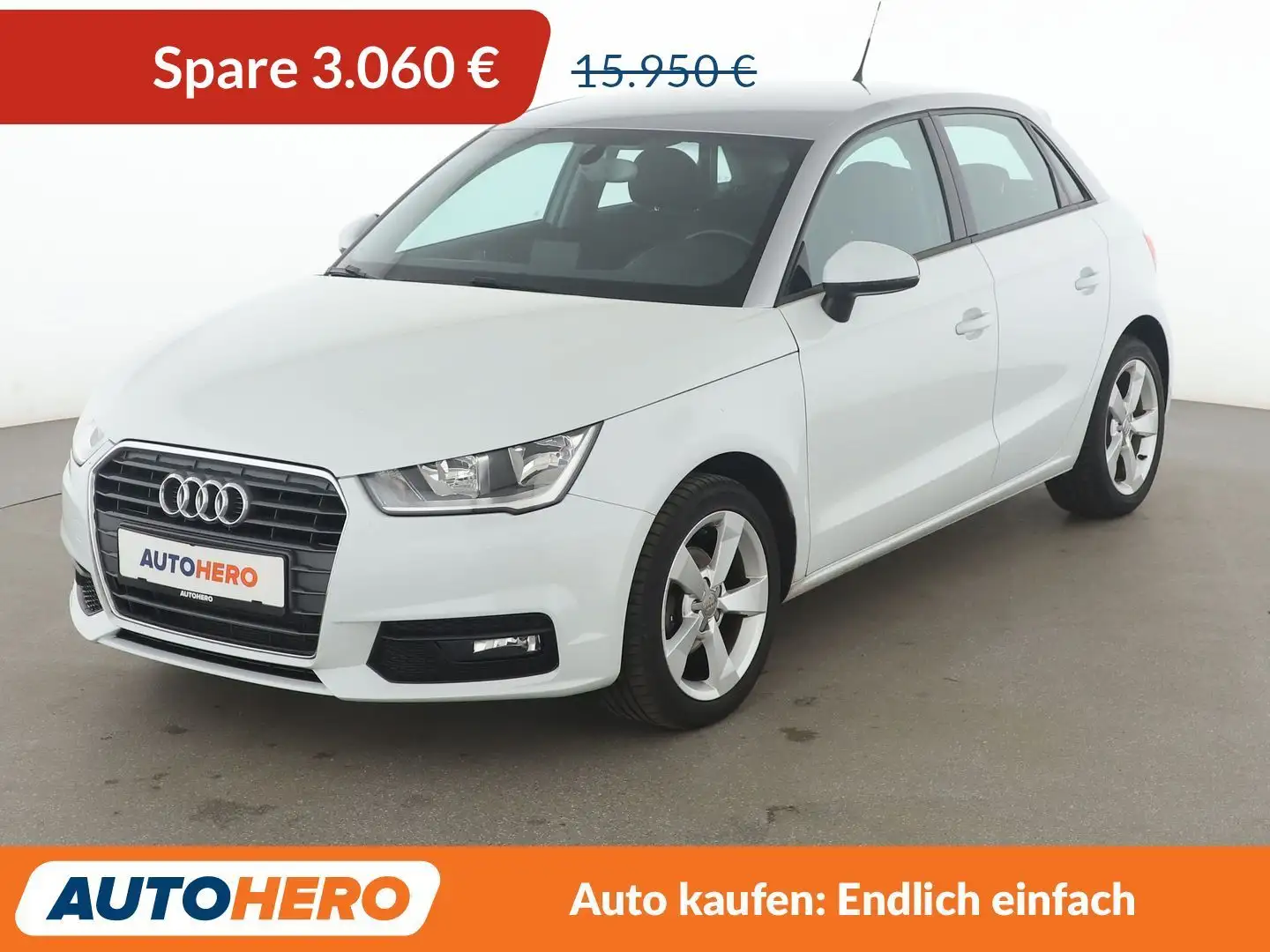 Audi A1 1.0 TFSI Sport*NAVI*PDC*SHZ*TEMPO*KLIMA*GARANTIE* Weiß - 1