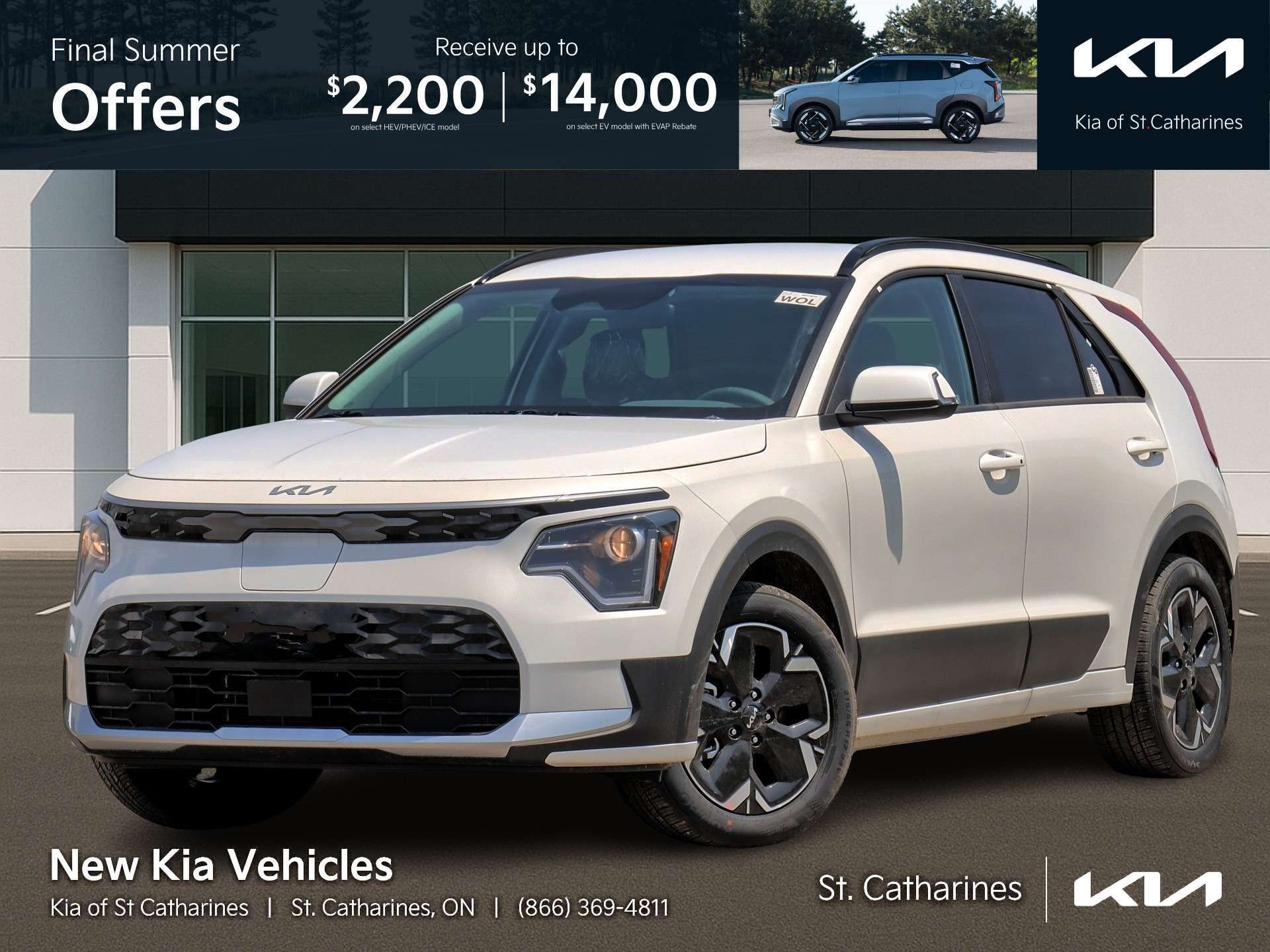 White 2026 Kia Niro EV SUV / Crossover 1-Speed Automatic