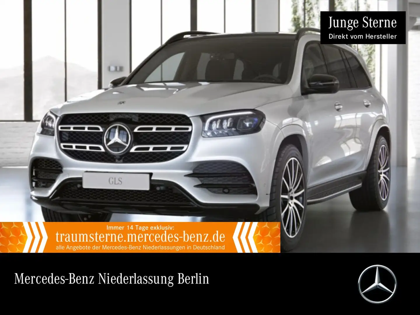 Mercedes-Benz GLS 400 d 4M AMG+NIGHT+PANO+360+AHK+MULTIBEAM+HUD Weiß - 1