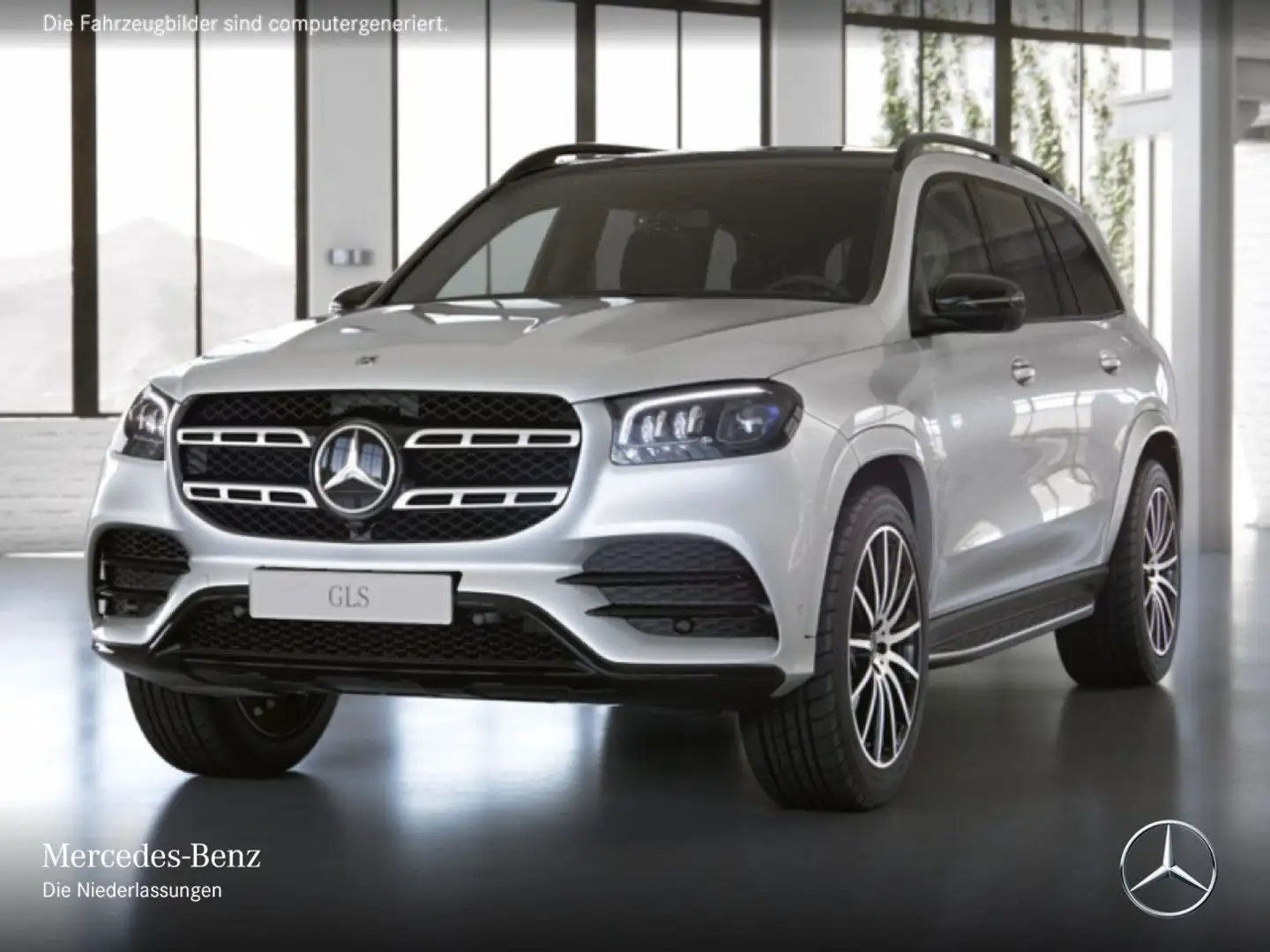 Mercedes-Benz GLS 400 d 4M AMG+NIGHT+PANO+360+AHK+MULTIBEAM+HUD Weiß - 2
