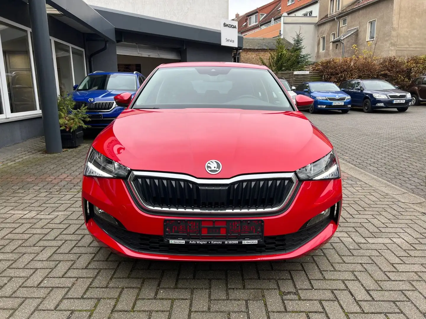 Skoda Scala Ambition 1.0TSI *SH KLIMA KAM DAB TEL LANE Rot - 2