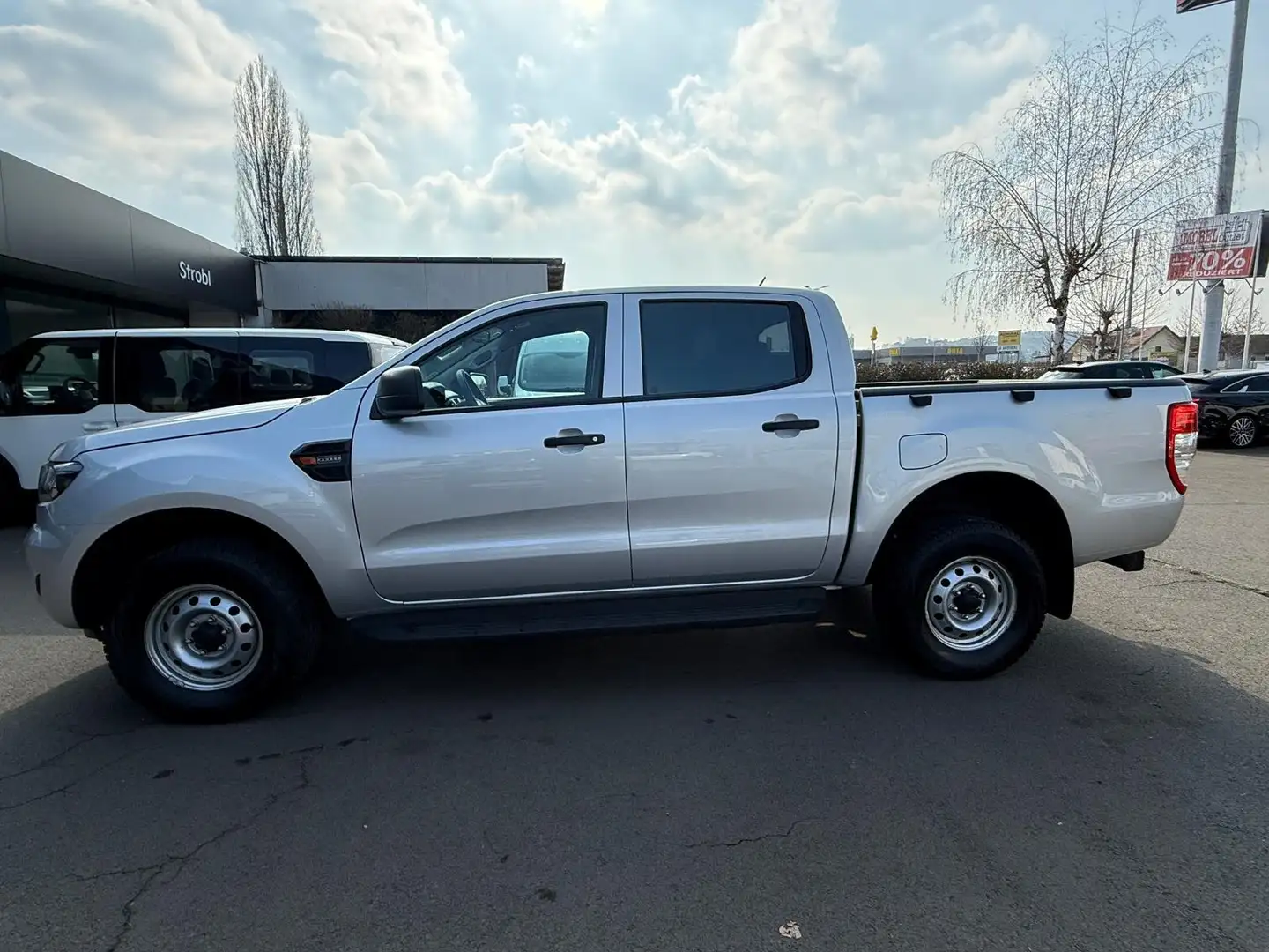 Ford Ranger Doppelkabine XL 4x4 2,0 EcoBlue Silber - 2