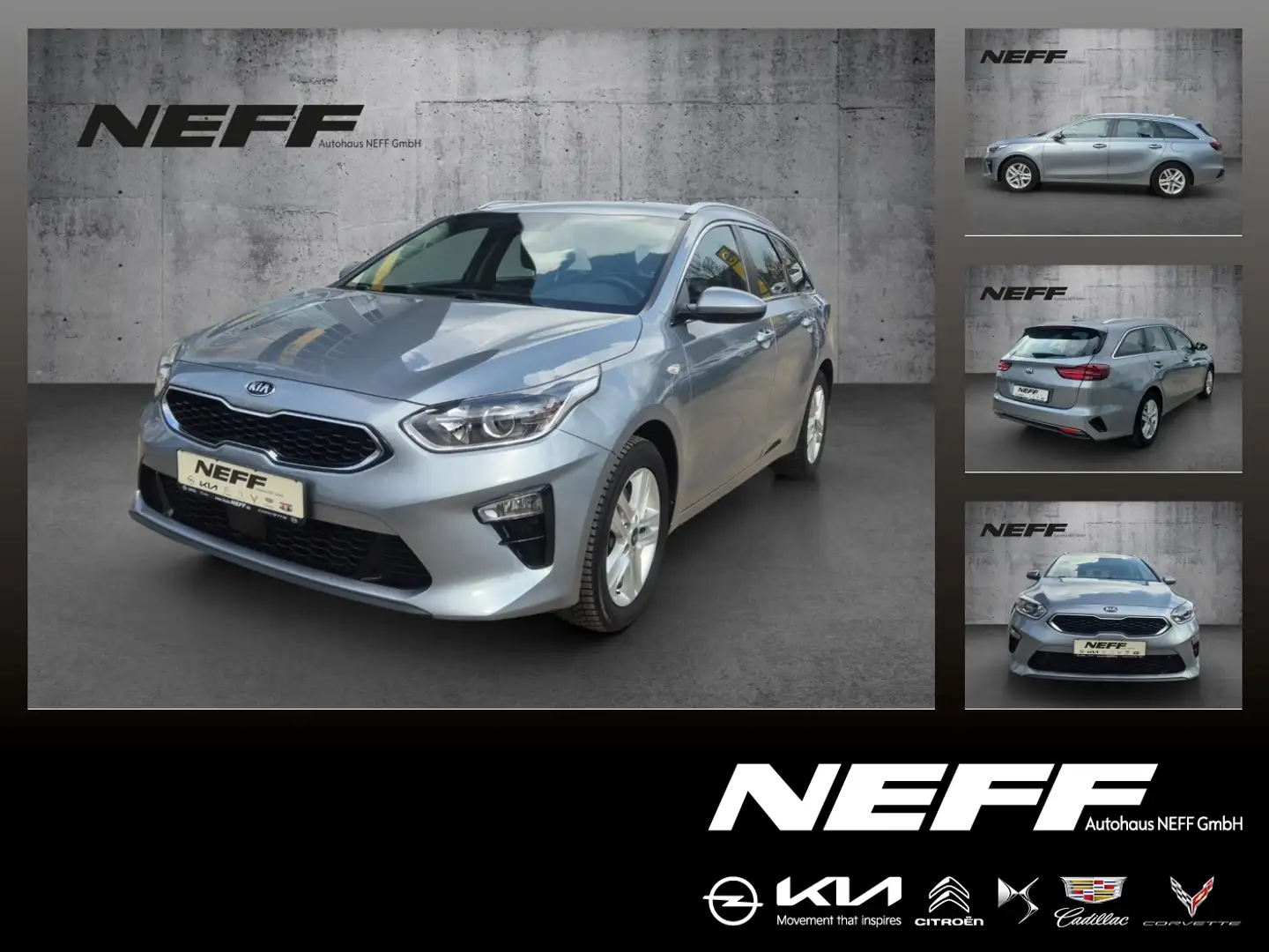 Kia Ceed SW / cee'd SW Ceed Sportswagon 1.4 T-GDI Vision ACC FLA SpurH Silber - 1