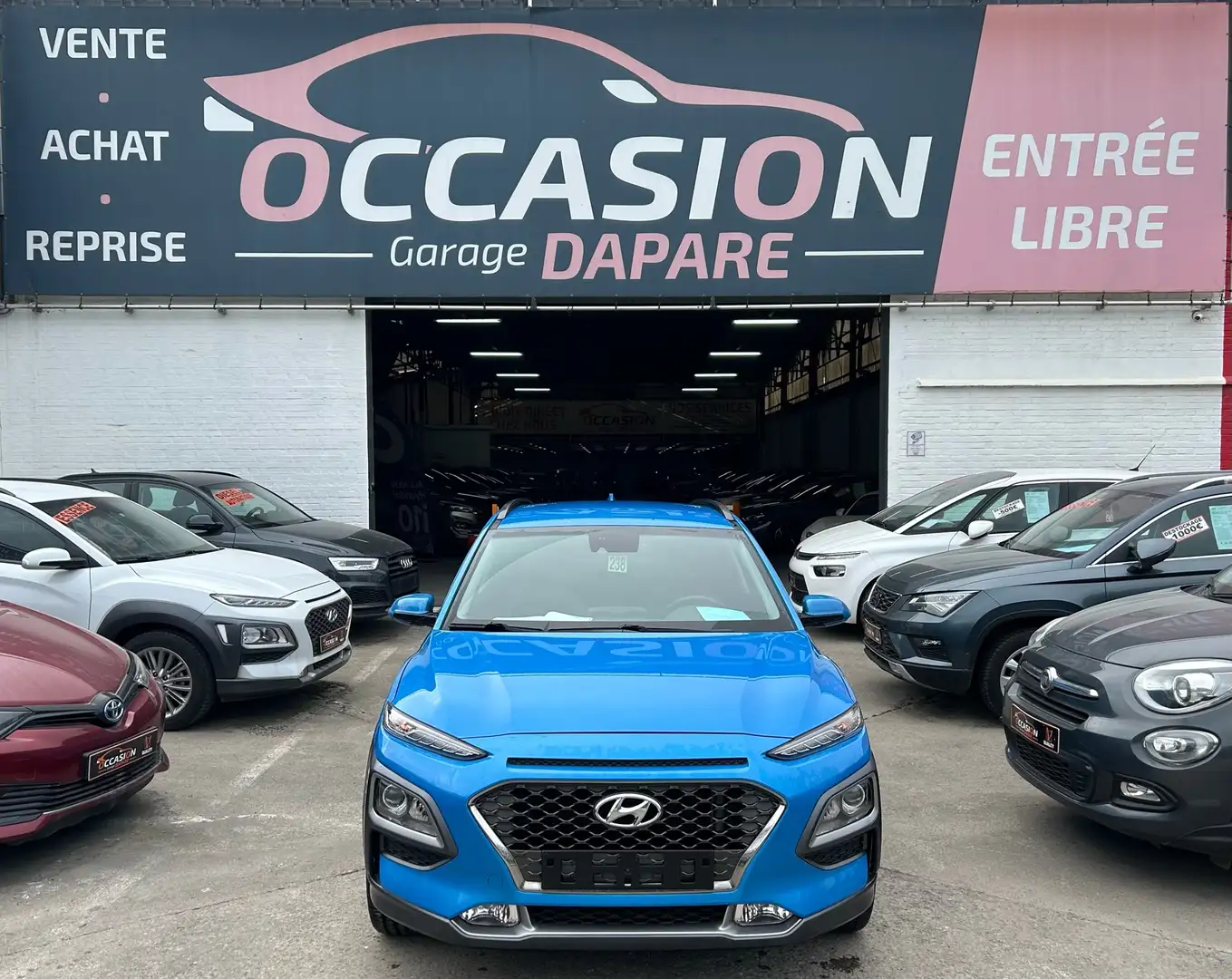 Hyundai KONA 1.0 T-GDi - GPS - 1ER PROPRIO - CARNET - Garantie Bleu - 1