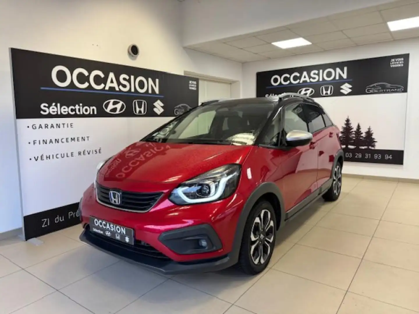 Honda Jazz 1.5 i-MMD 109ch e:HEV Exclusive Bi-Ton Rouge - 1