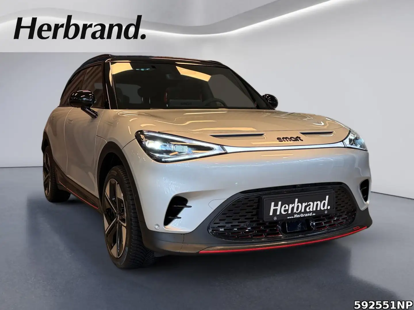 smart #1 Brabus 48 Monate Garantie 22Kw HUD Beats Pano Silber - 2