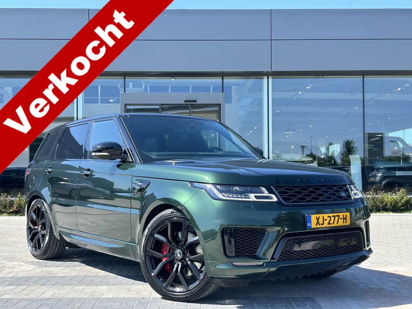 Land Rover Range Rover Sport P400e 404pk AWD HSE Dynamic | Gewrapped - Originel Groen - 1