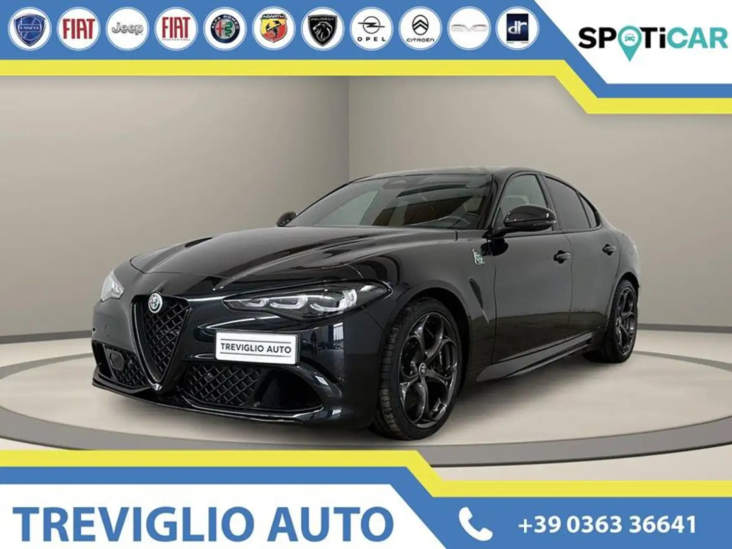 Alfa Romeo Giulia 2.9 V6 Bi-Turbo Quadrifoglio Super Sport 1 OF 275 Noir - 1