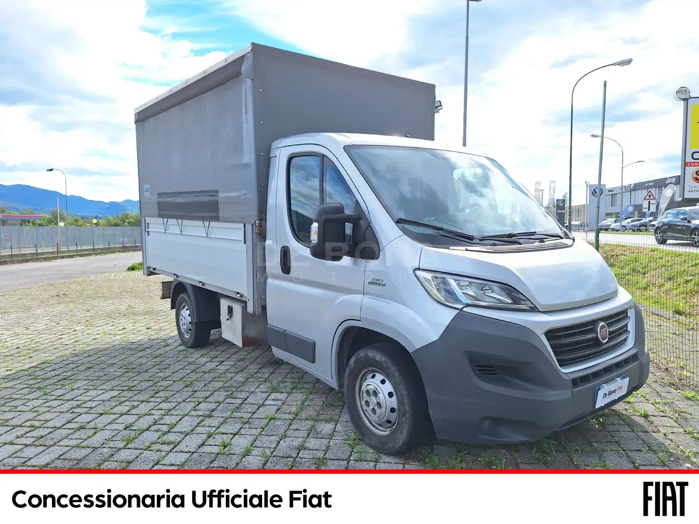 Fiat Ducato 35 ch1 2.3 mjt 130cv carro CENTINA FURGONATA Bianco - 1