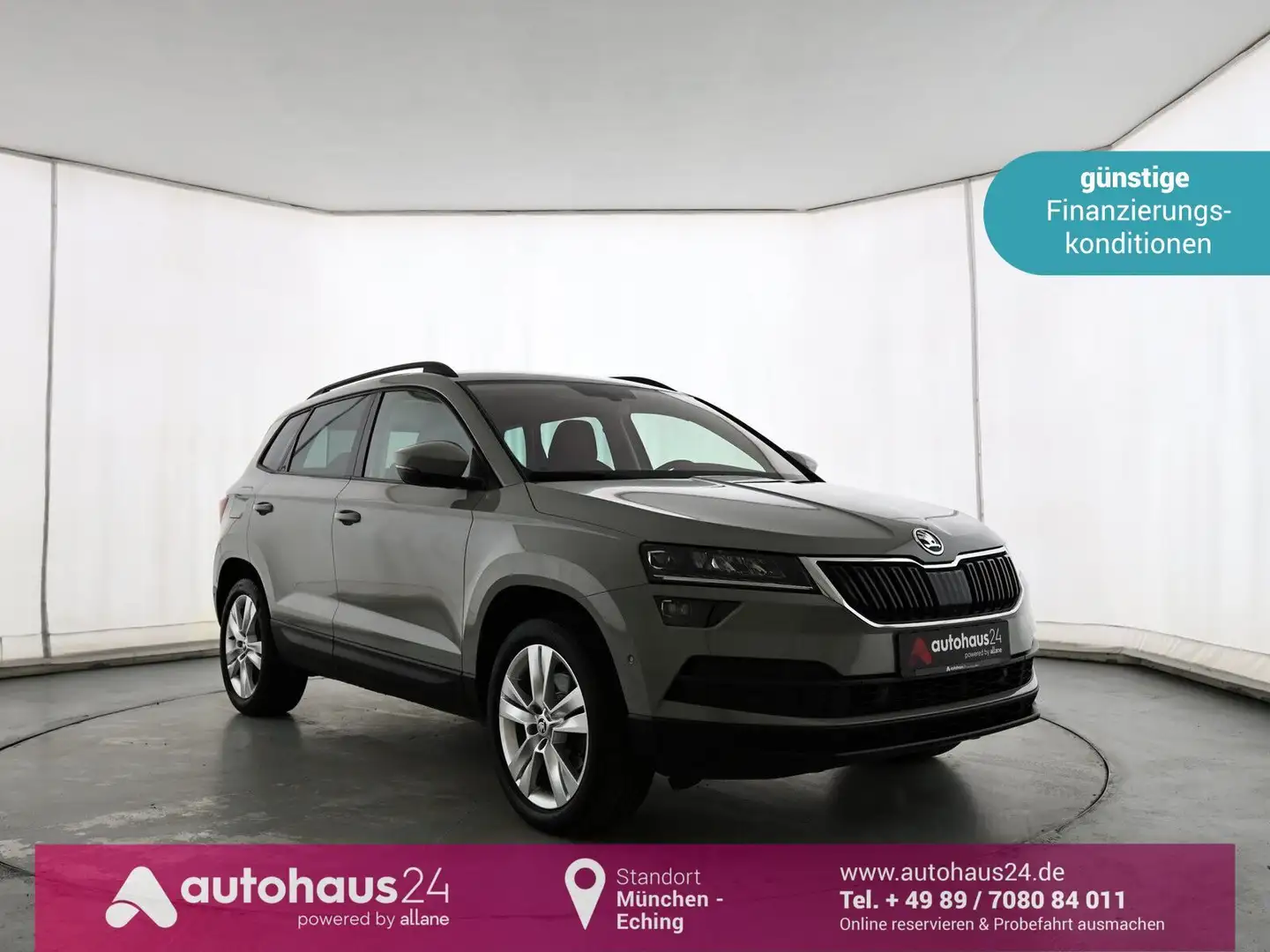 Skoda Karoq 2.0 TDI Style 4x4 LED|Navi|AHK|360° Grau - 1