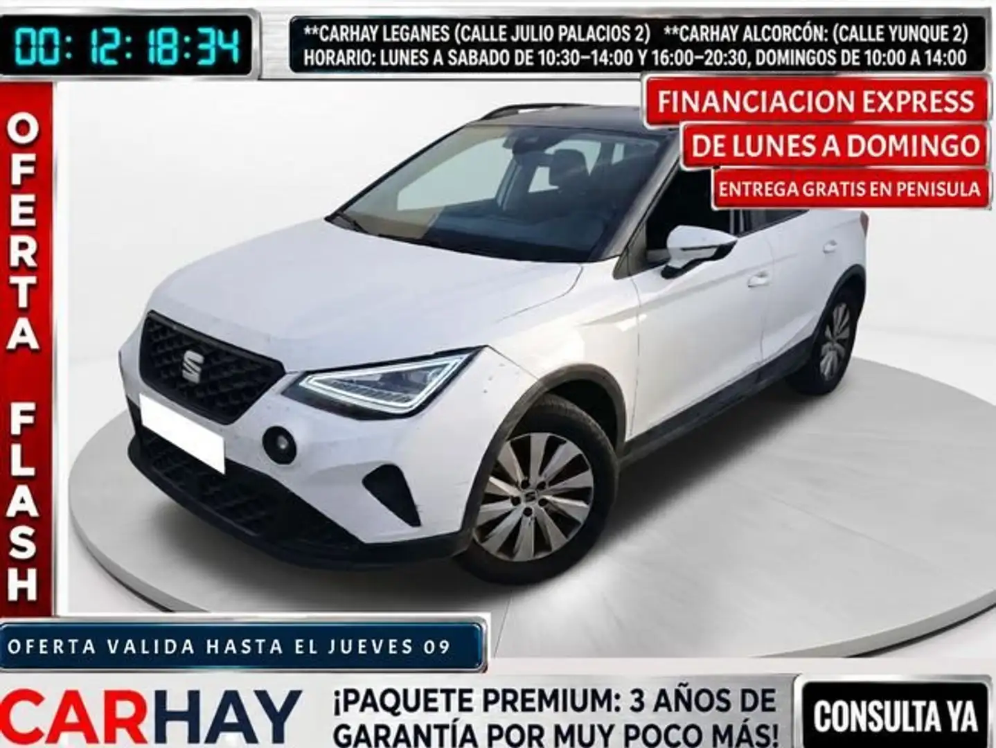 SEAT Arona 1.0 TSI 81kW (110CV) Style Plus Blanco - 1