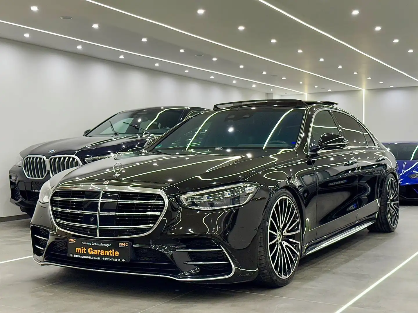 Mercedes-Benz S 400 d 4Matic L AMG Exclusiv Fond-TV/Burm.4D Schwarz - 1