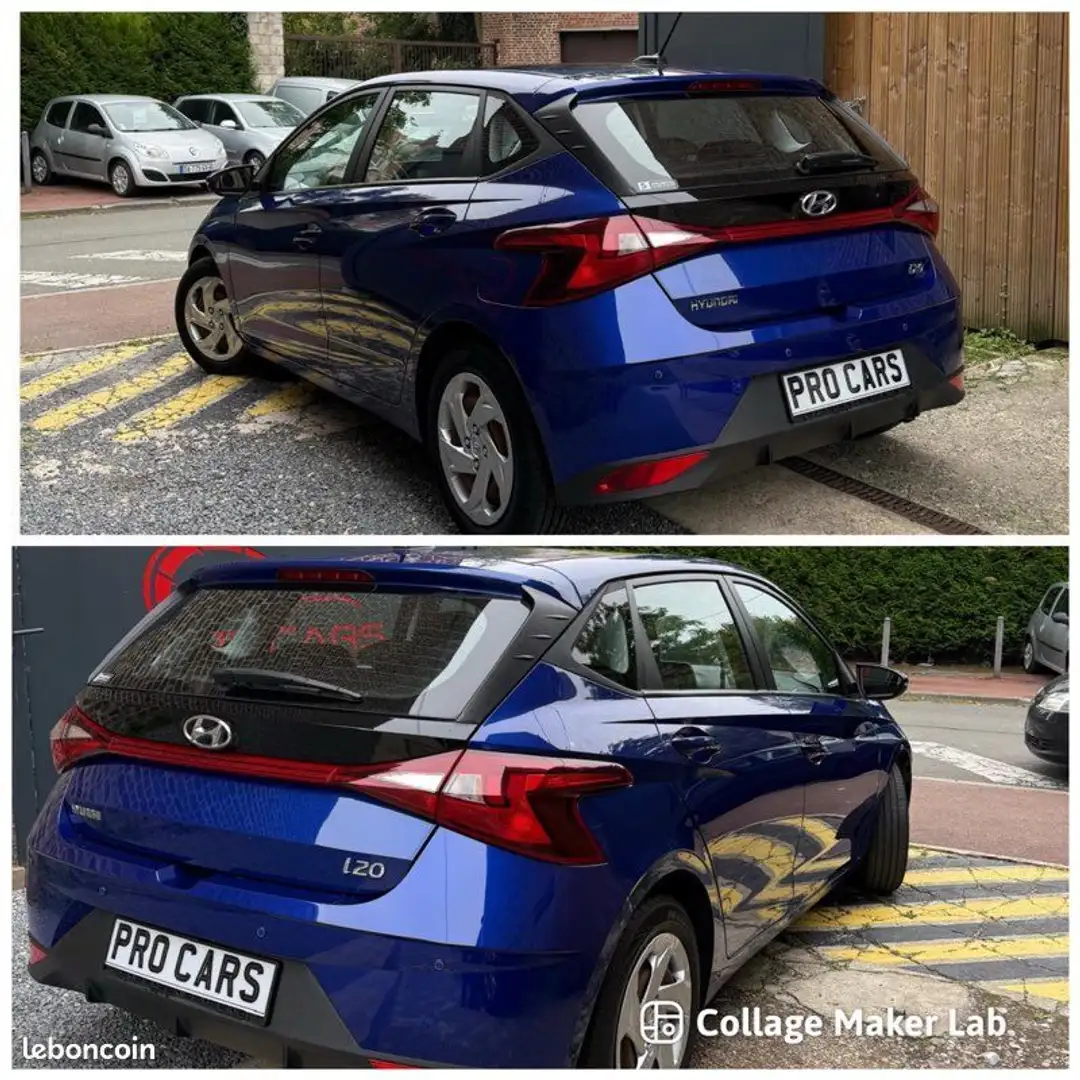 Hyundai i20 Bleu - 2
