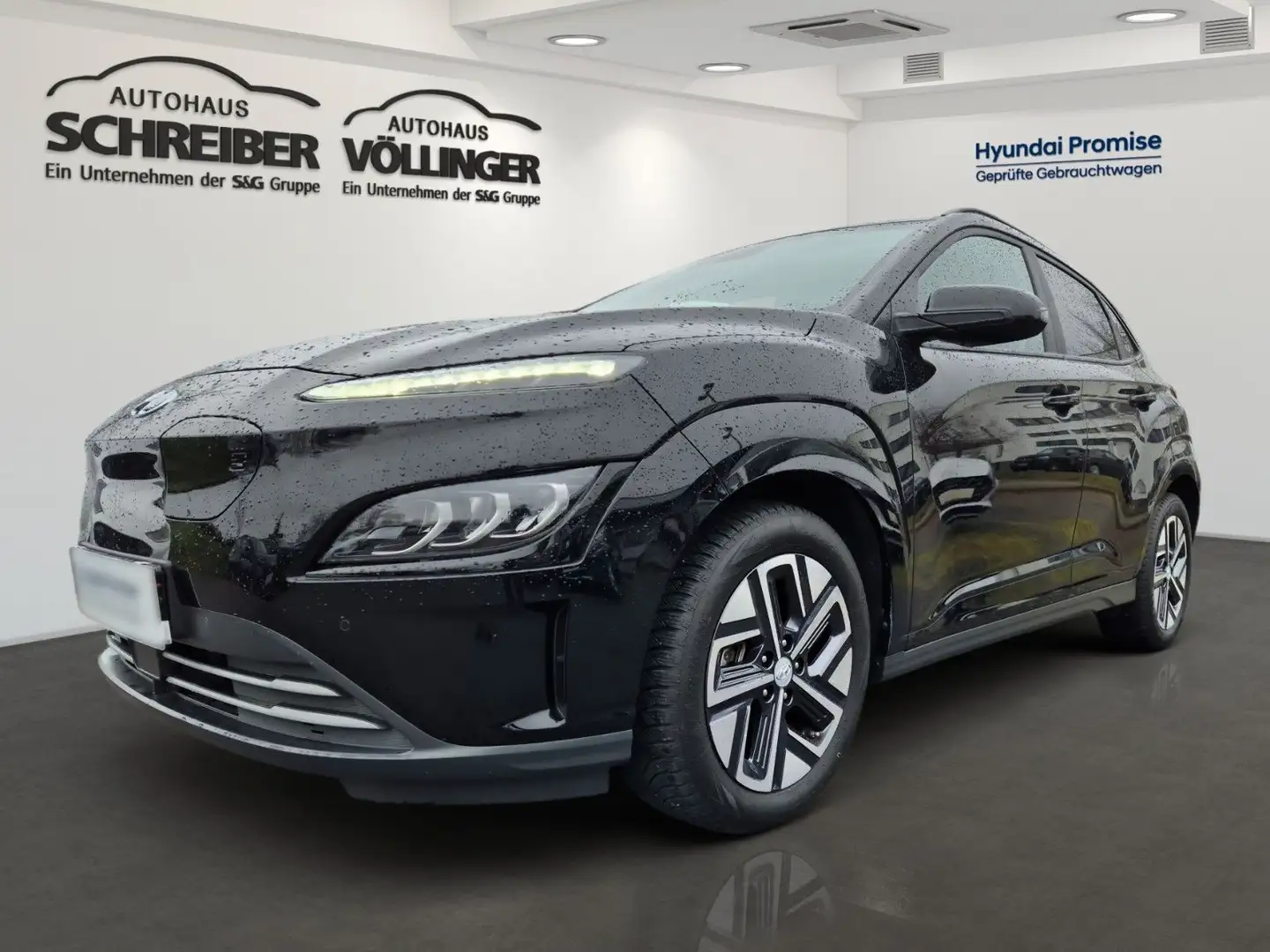 Hyundai KONA Elektro 150KW PREMIUM/Sitzpaket/Navi/LED Black - 1