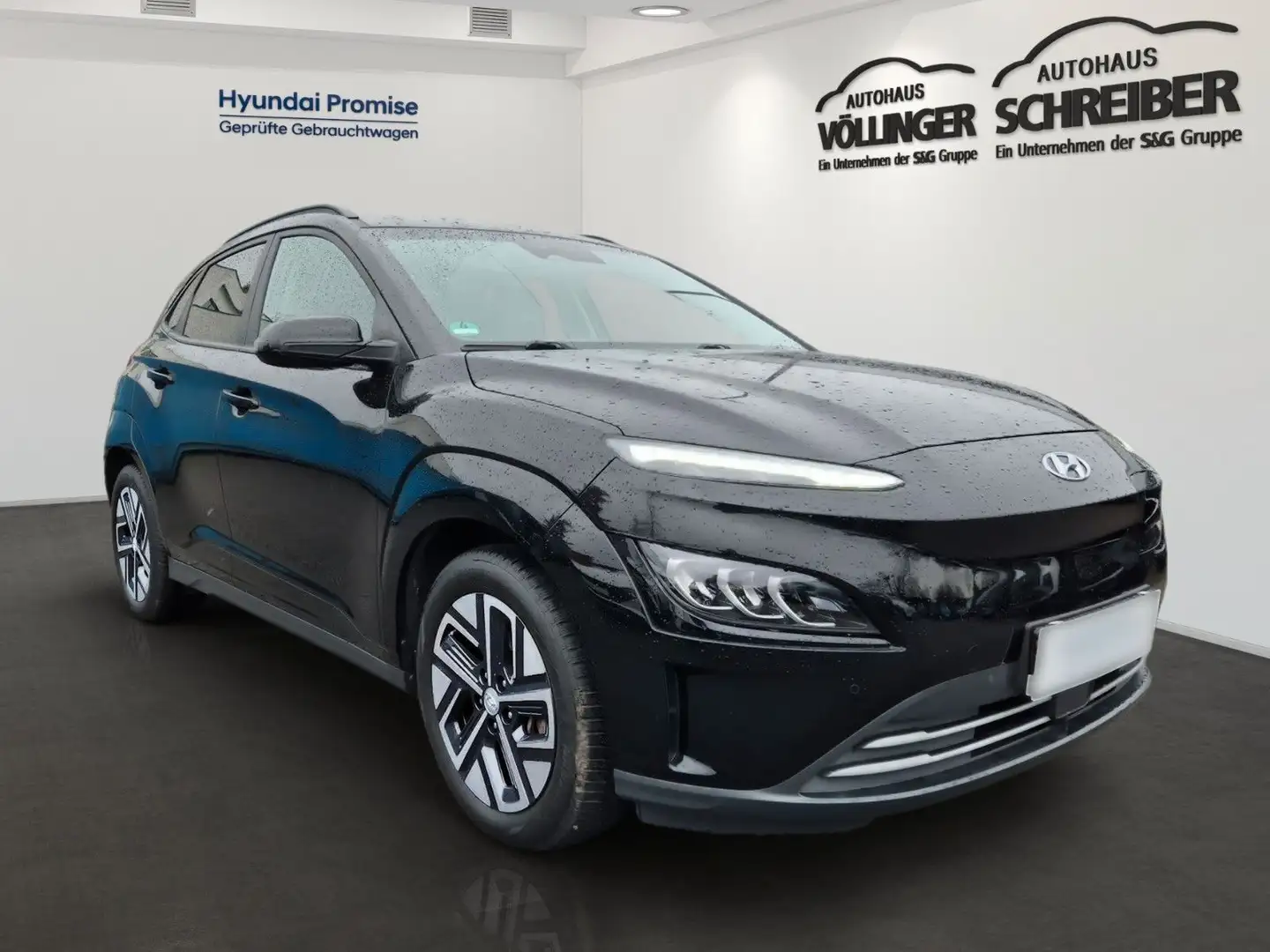 Hyundai KONA Elektro 150KW PREMIUM/Sitzpaket/Navi/LED Black - 2