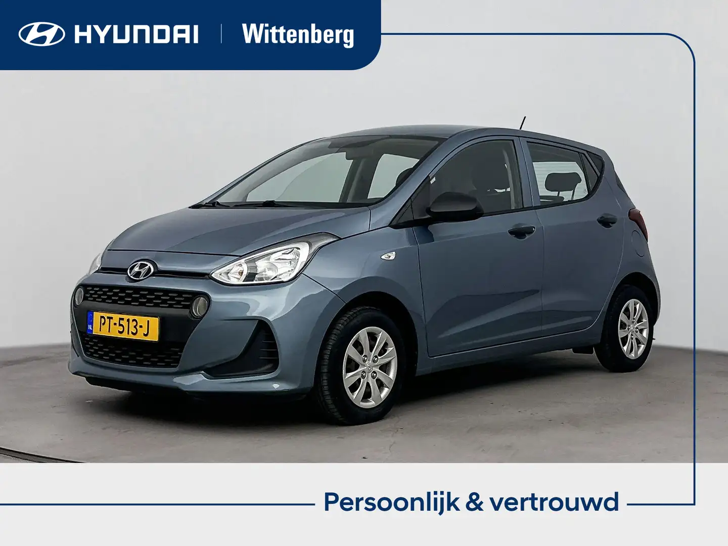 Hyundai i10 1.0i i-Motion | Airco | Radio USB origineel | BTW Blauw - 1
