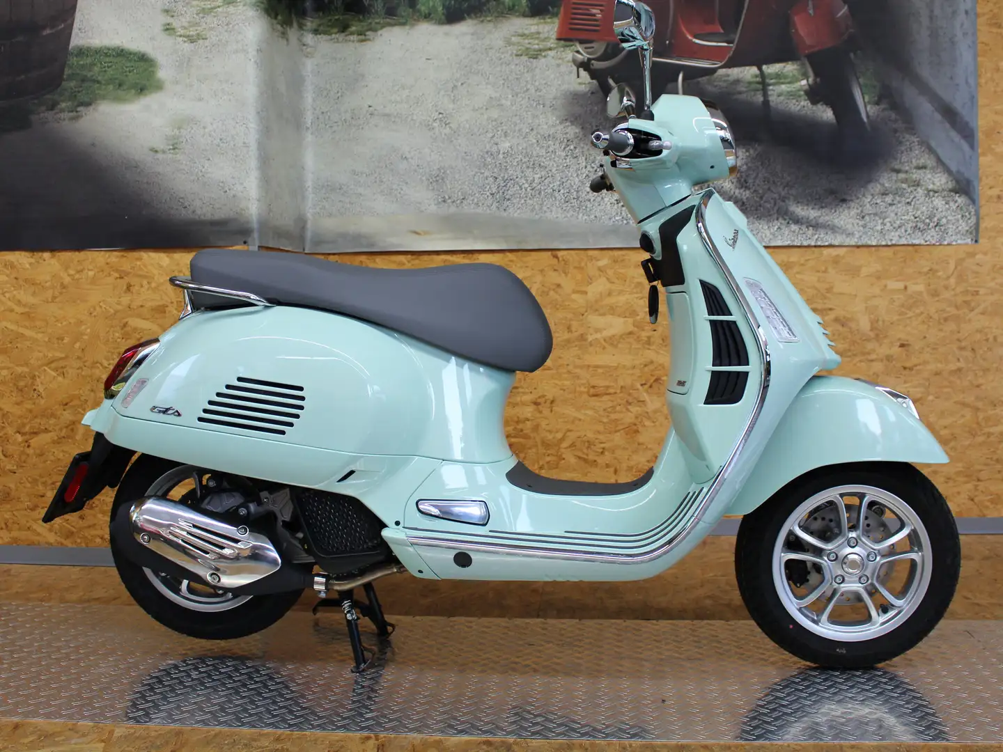 Vespa GTS 125 GTS 125 E5+ grün =NEU= 4-J.Gar. 0,00%Finanz. Grün - 1